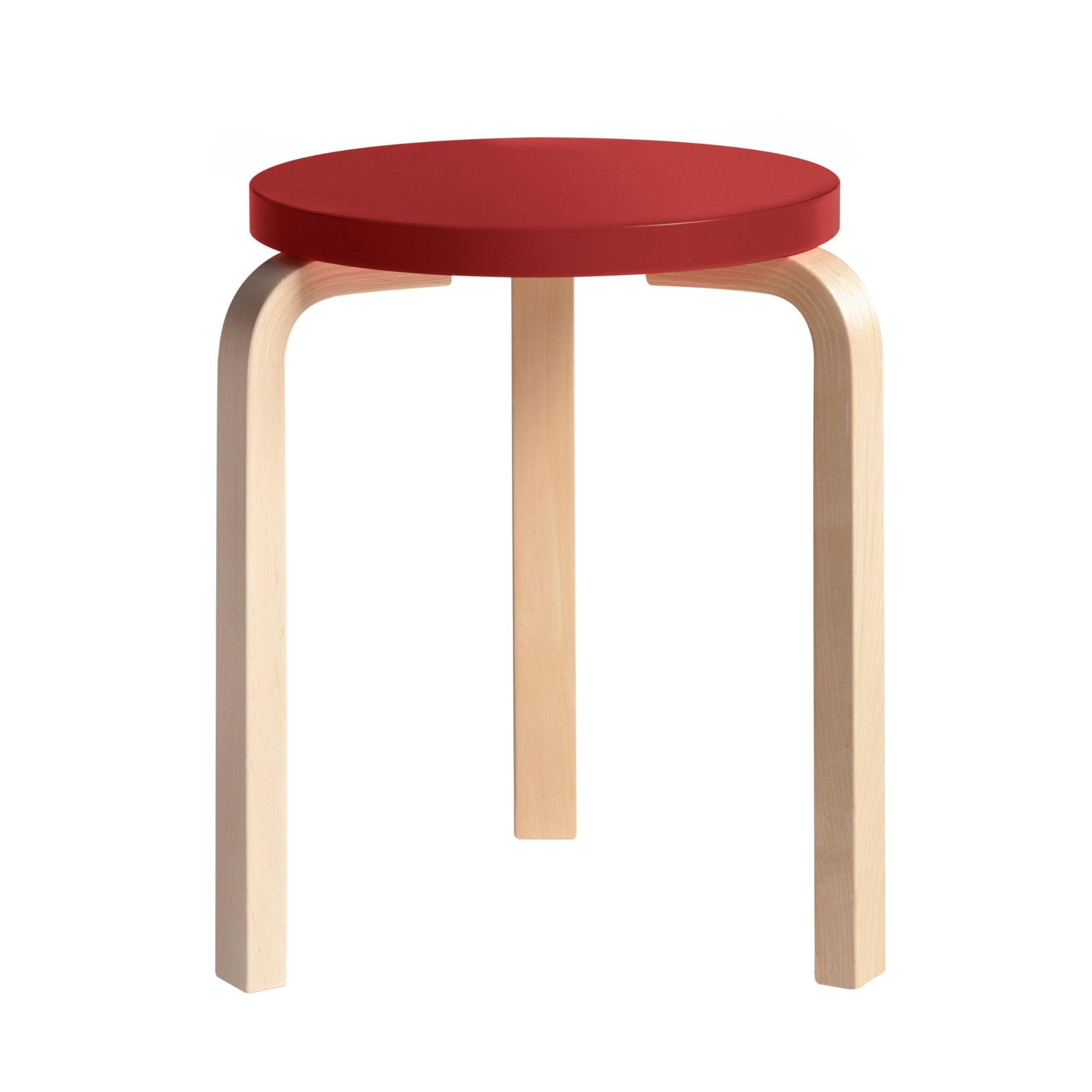 Stool 60 picioare din mesteacăn lăcuite transparent