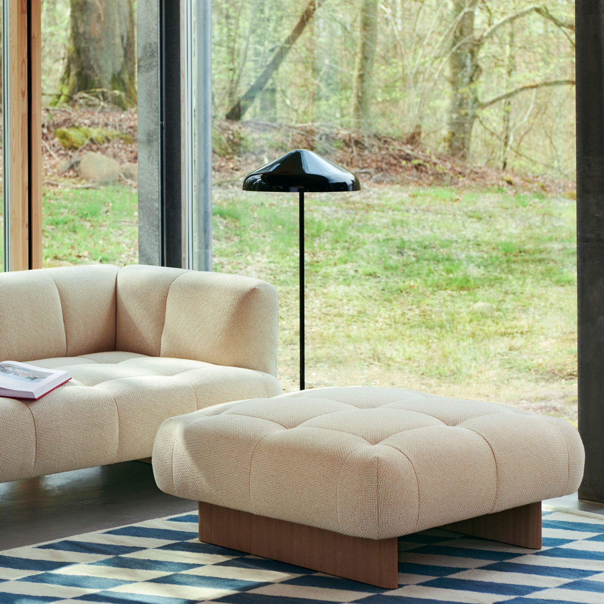 Quilton Lift Ottoman Ø 105 cm