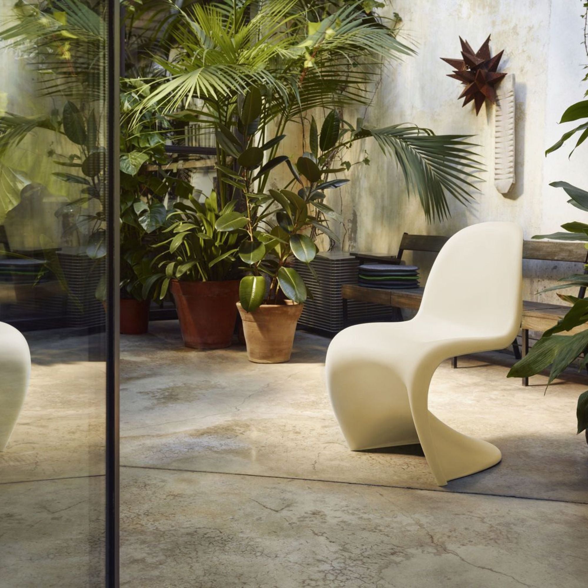 Panton Chair Ivory, scaun din plastic Limited Edition