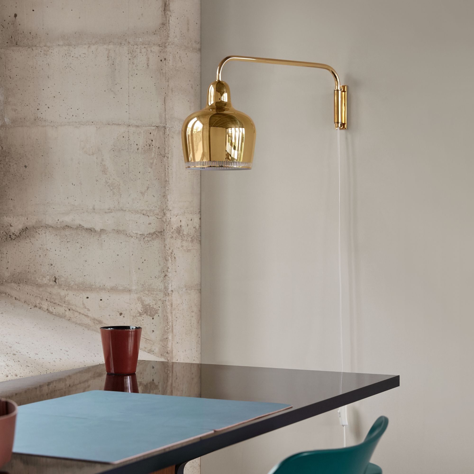 Wall Light A330 Golden Bell, lampă de perete