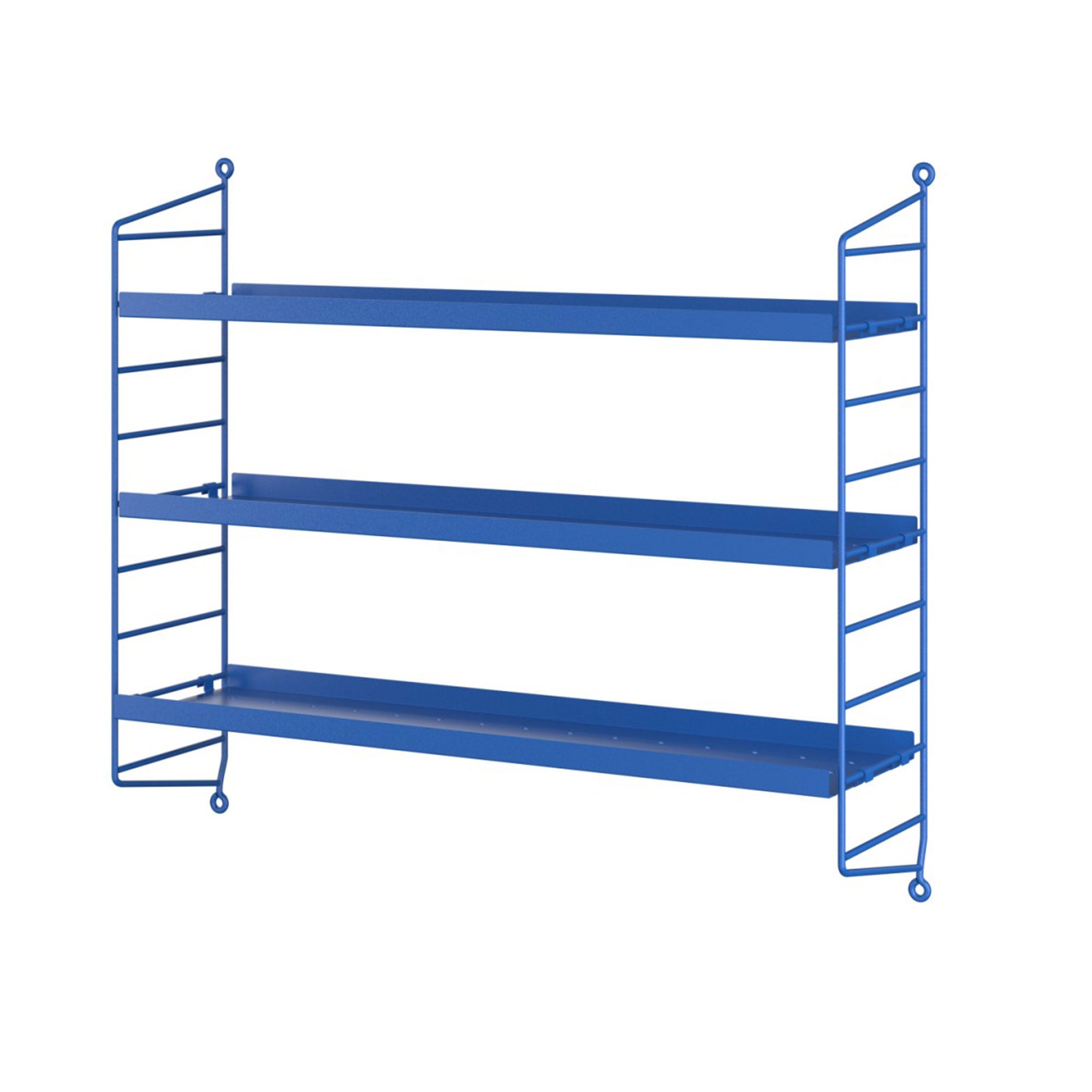 String pocket metal albastru