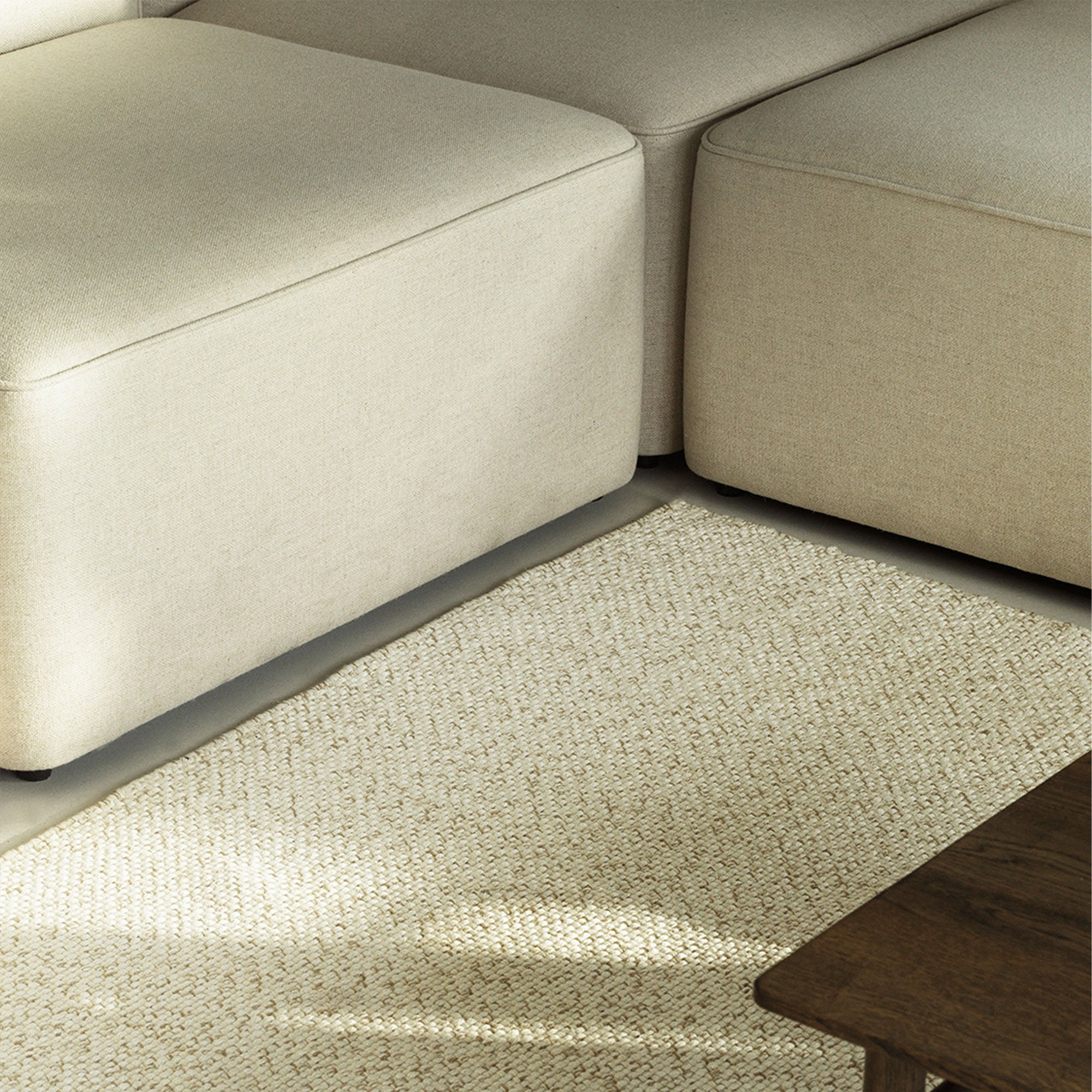 Rope, canapea modulară de 2 locuri cu otoman