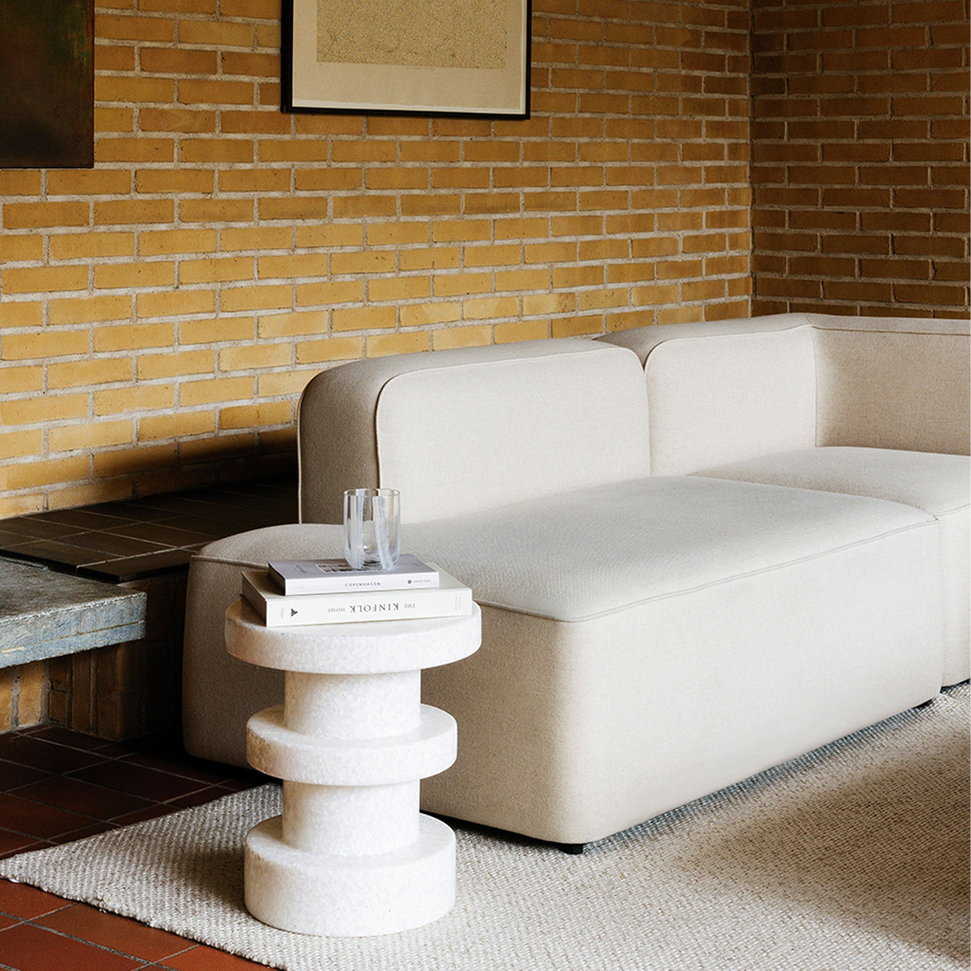 Rope, canapea modulară de 2 locuri cu otoman