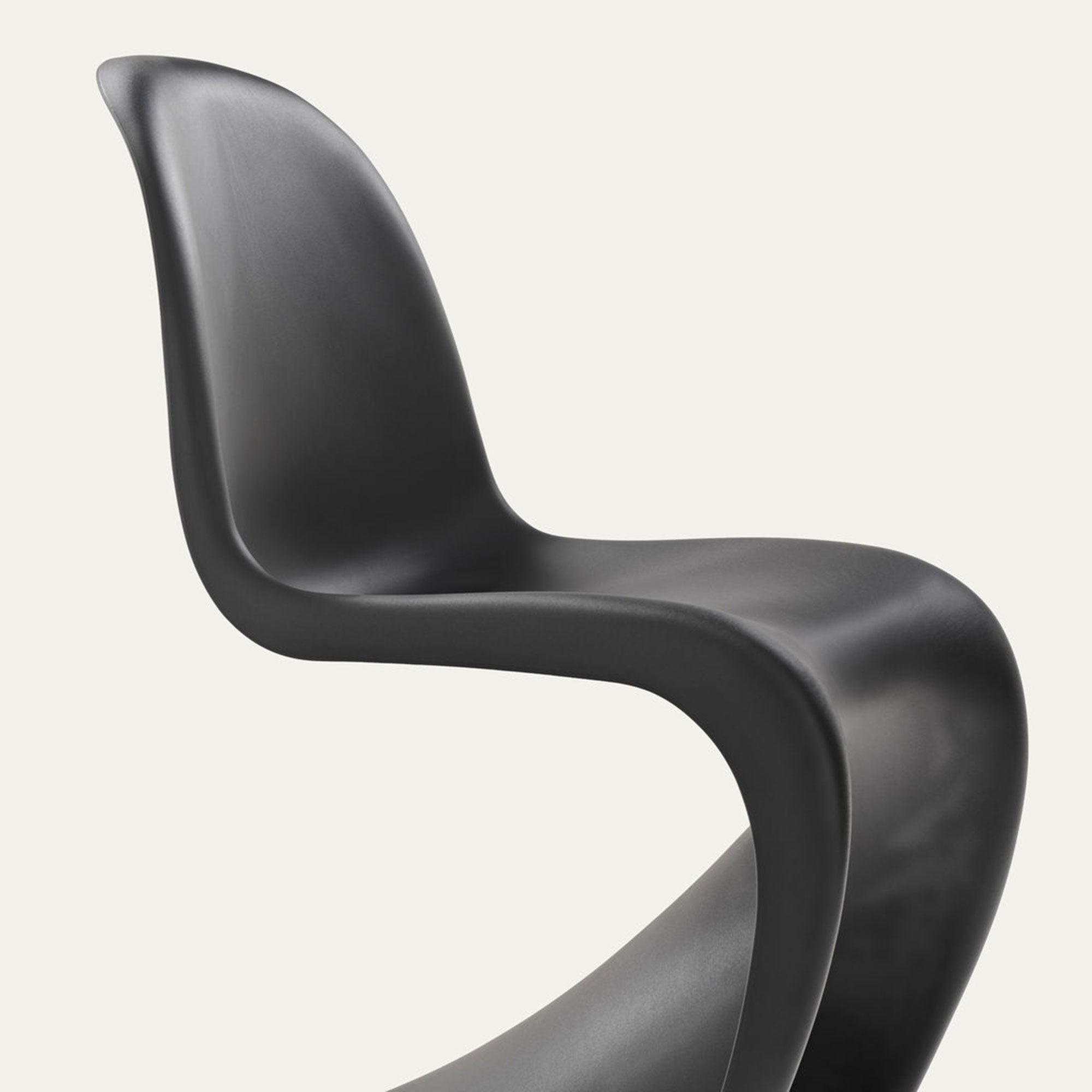 Panton Chair Black scaun din plastic