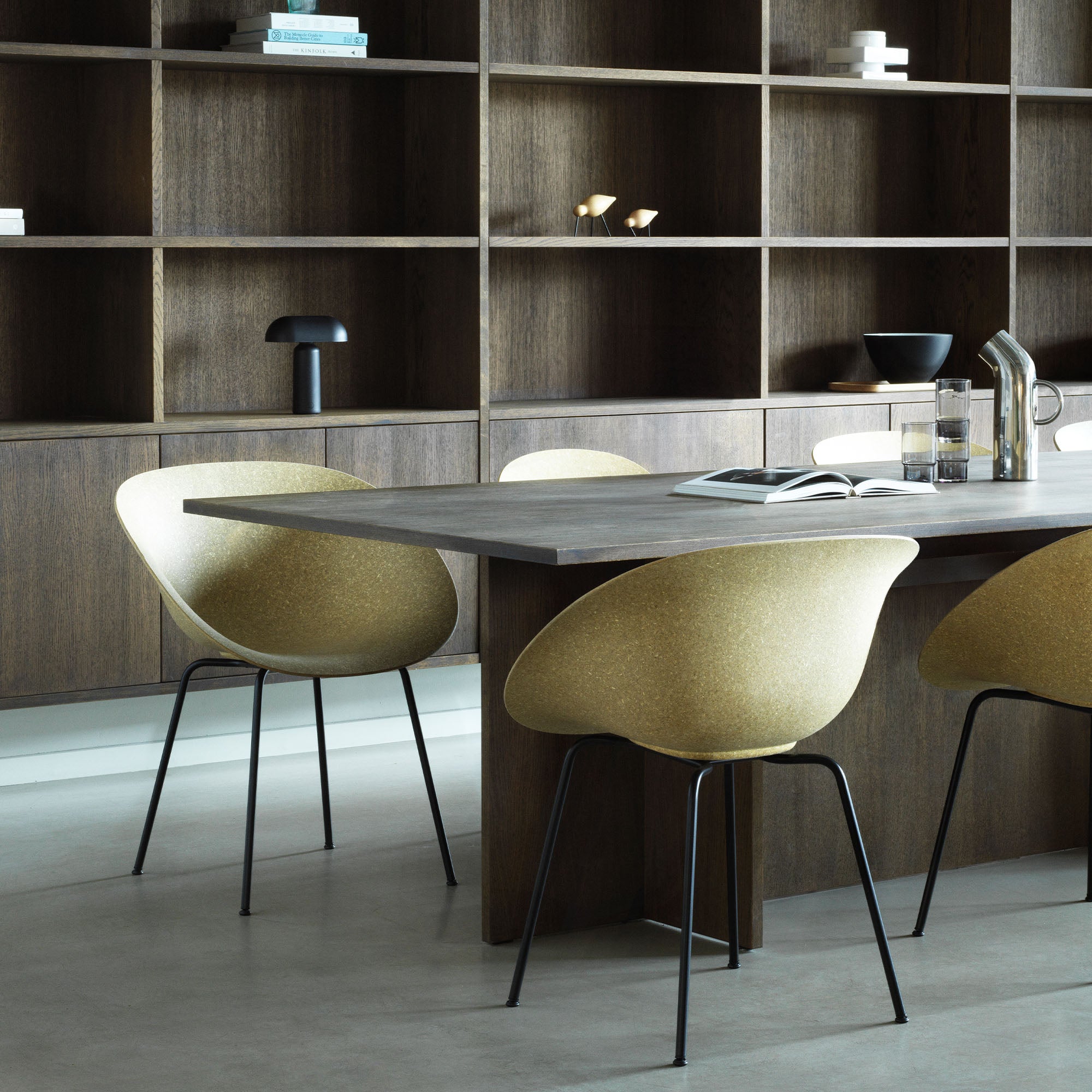 Mat Armchair, scaun de dining cu cotiere