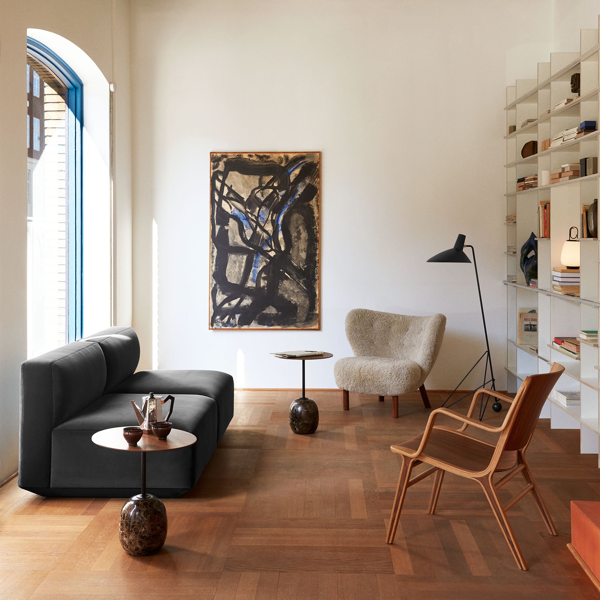 AX HM11 fotoliu din lemn