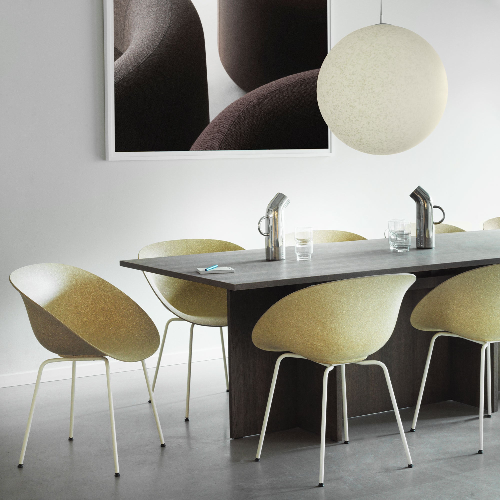 Mat Armchair, scaun de dining cu cotiere
