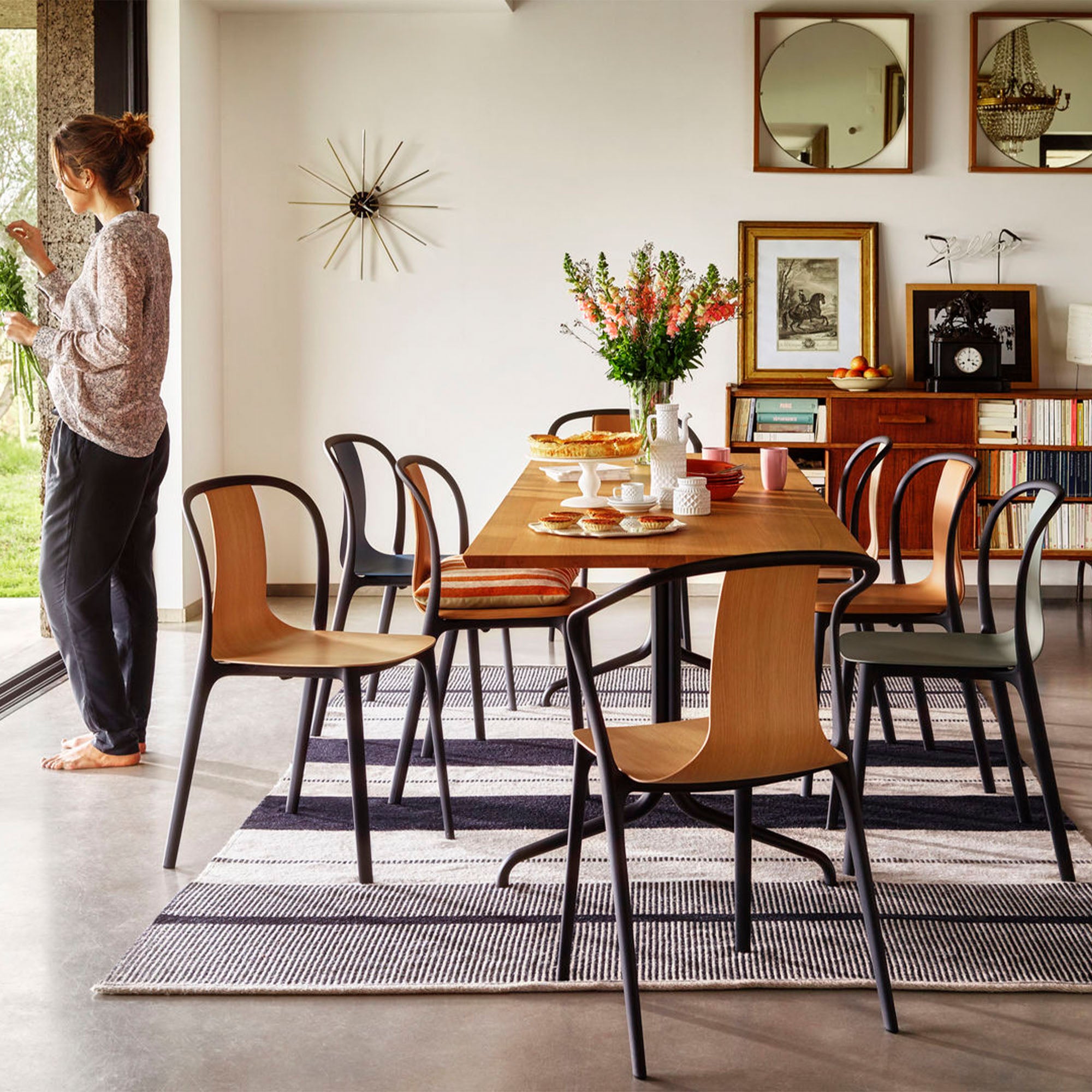 Belleville wood scaun fără cotiere