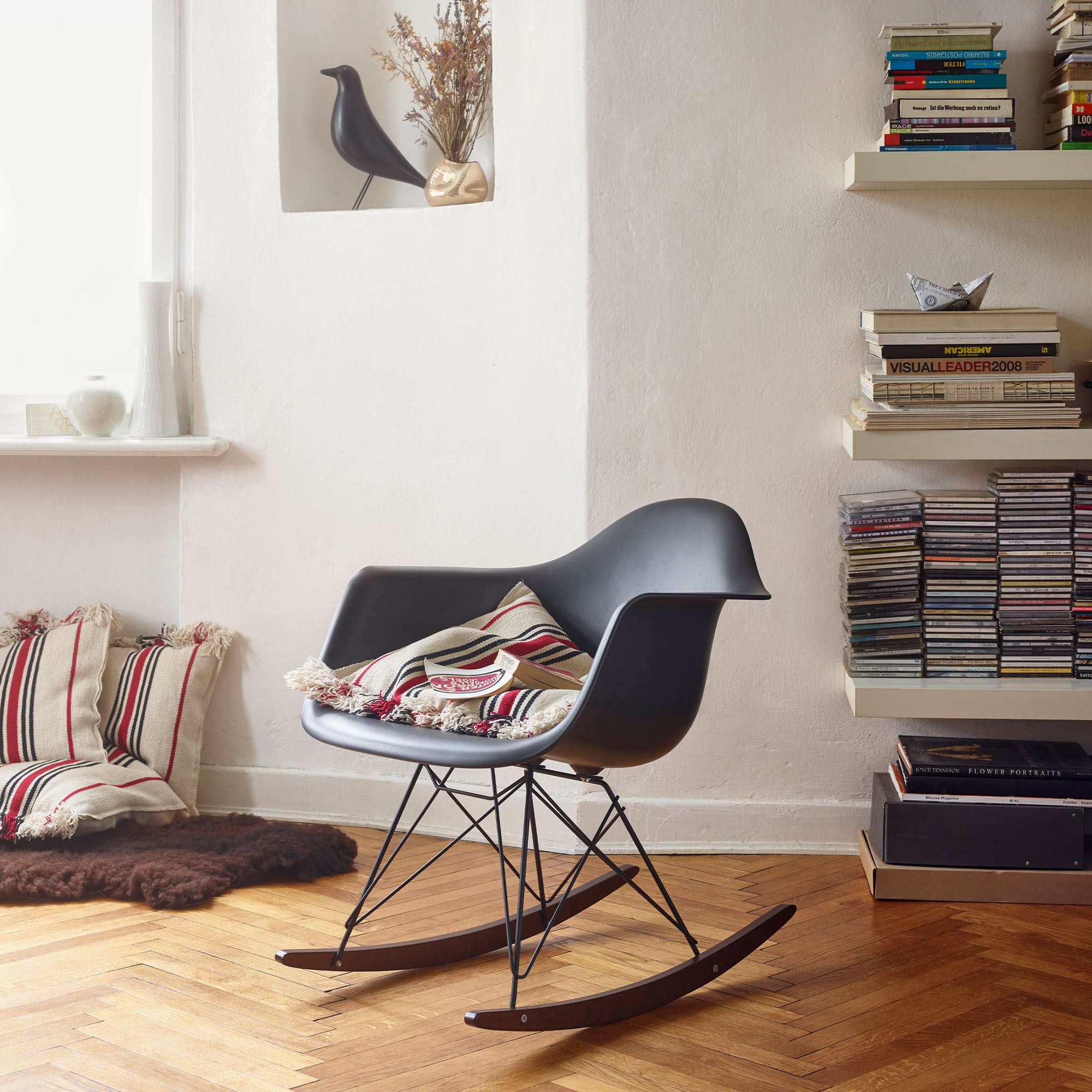 Eames Plastic RE RAR scaun cu balansoar