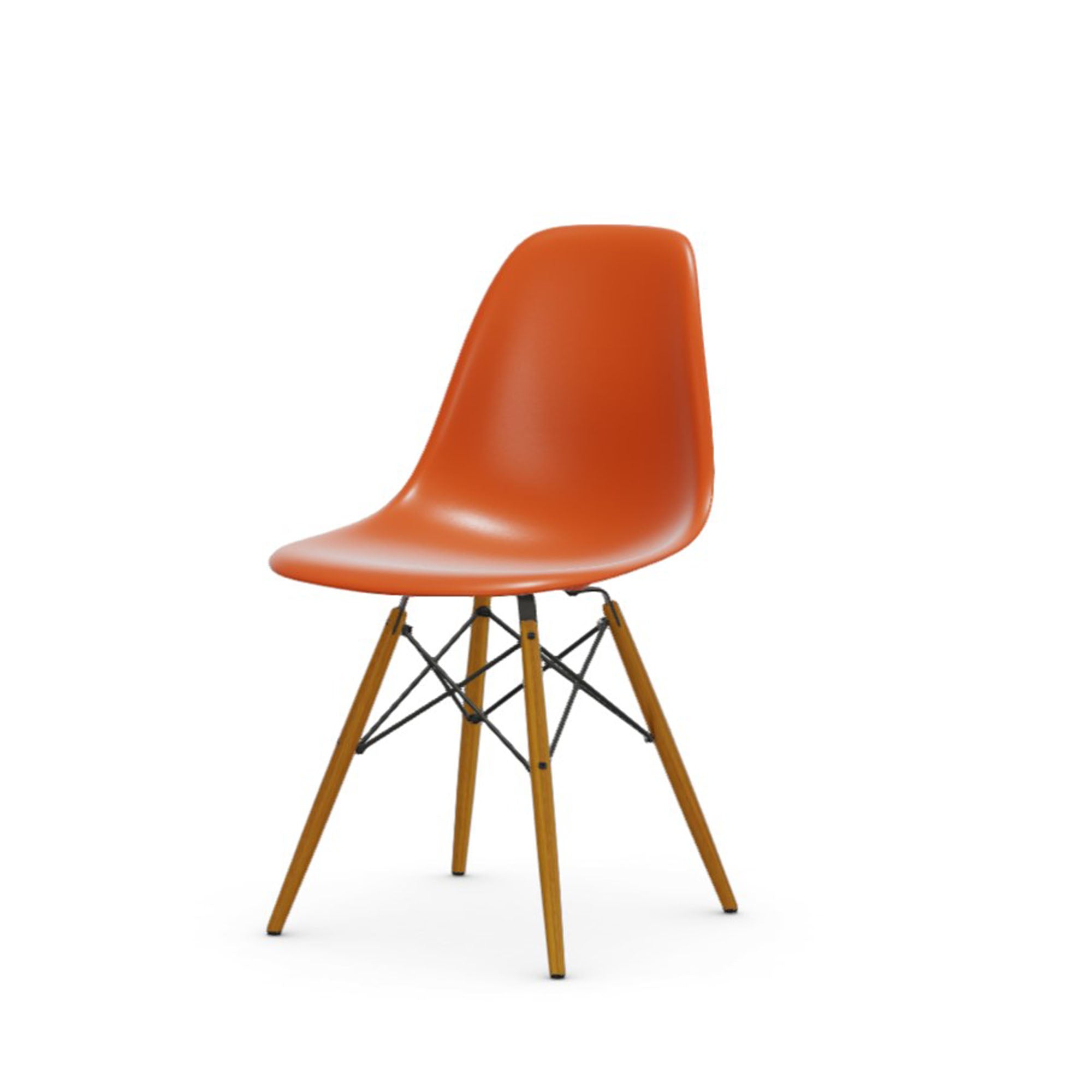 Eames Plastic RE DSW scaun cu picioare frasin natur