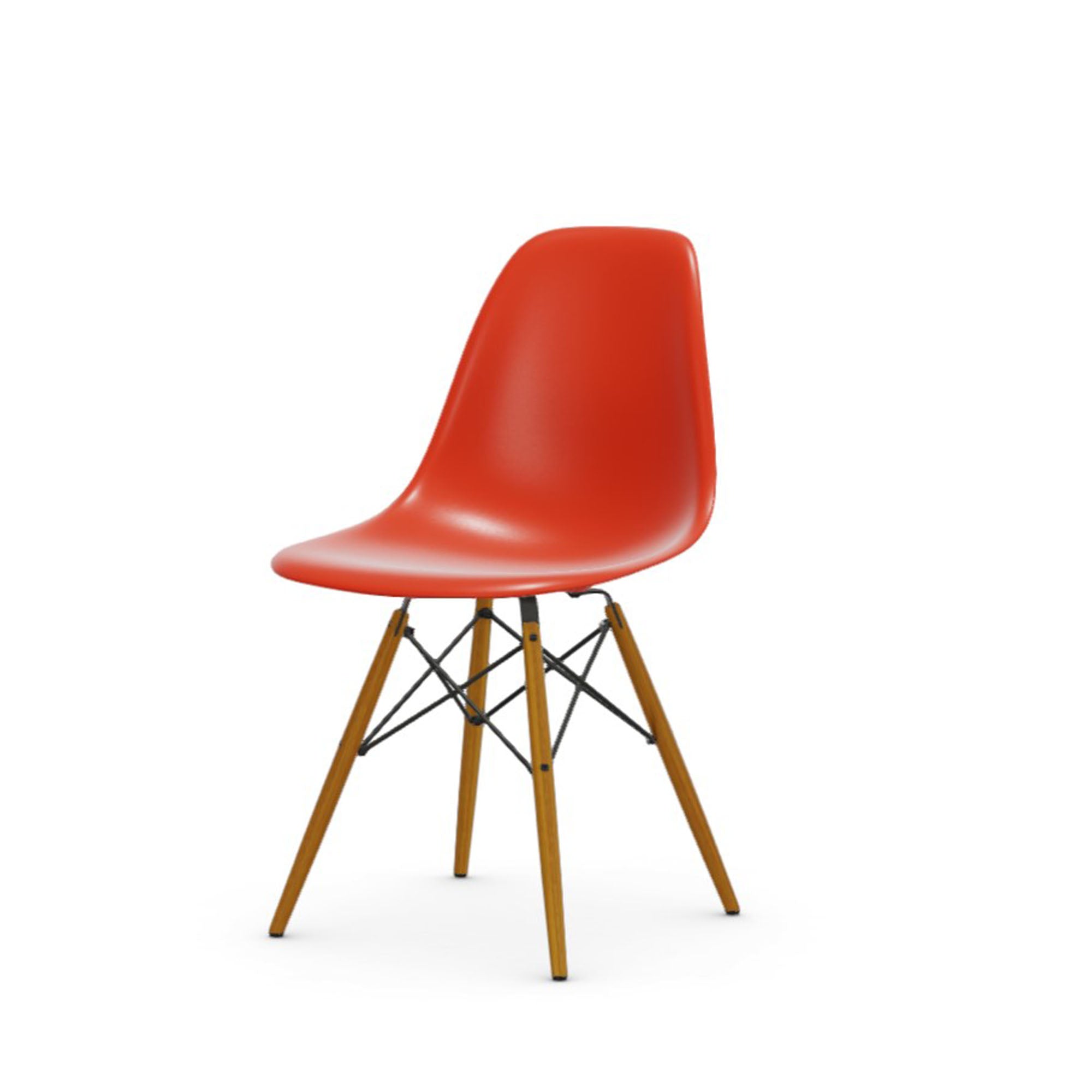 Eames Plastic RE DSW scaun cu picioare frasin natur