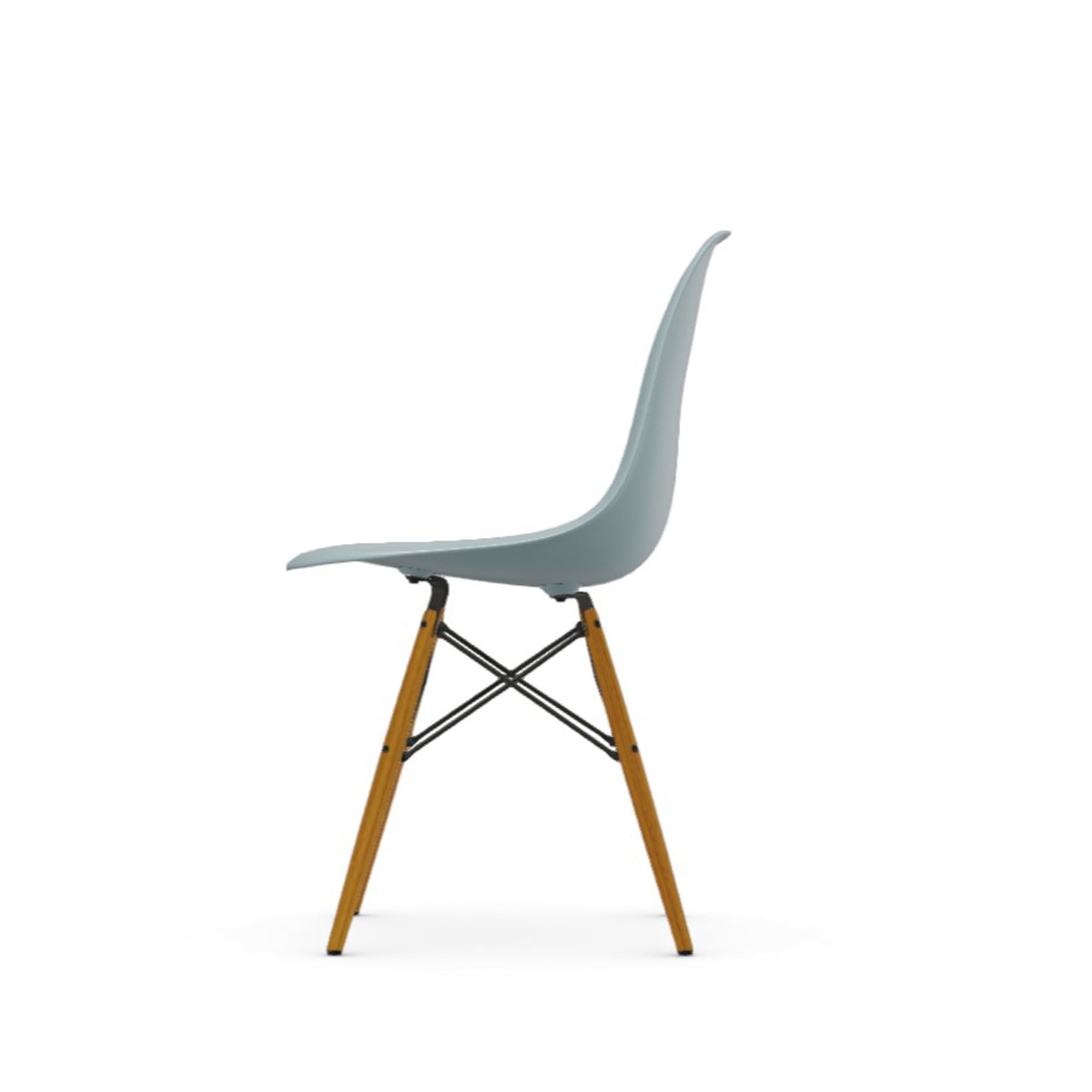 Eames Plastic RE DSW scaun cu picioare frasin natur