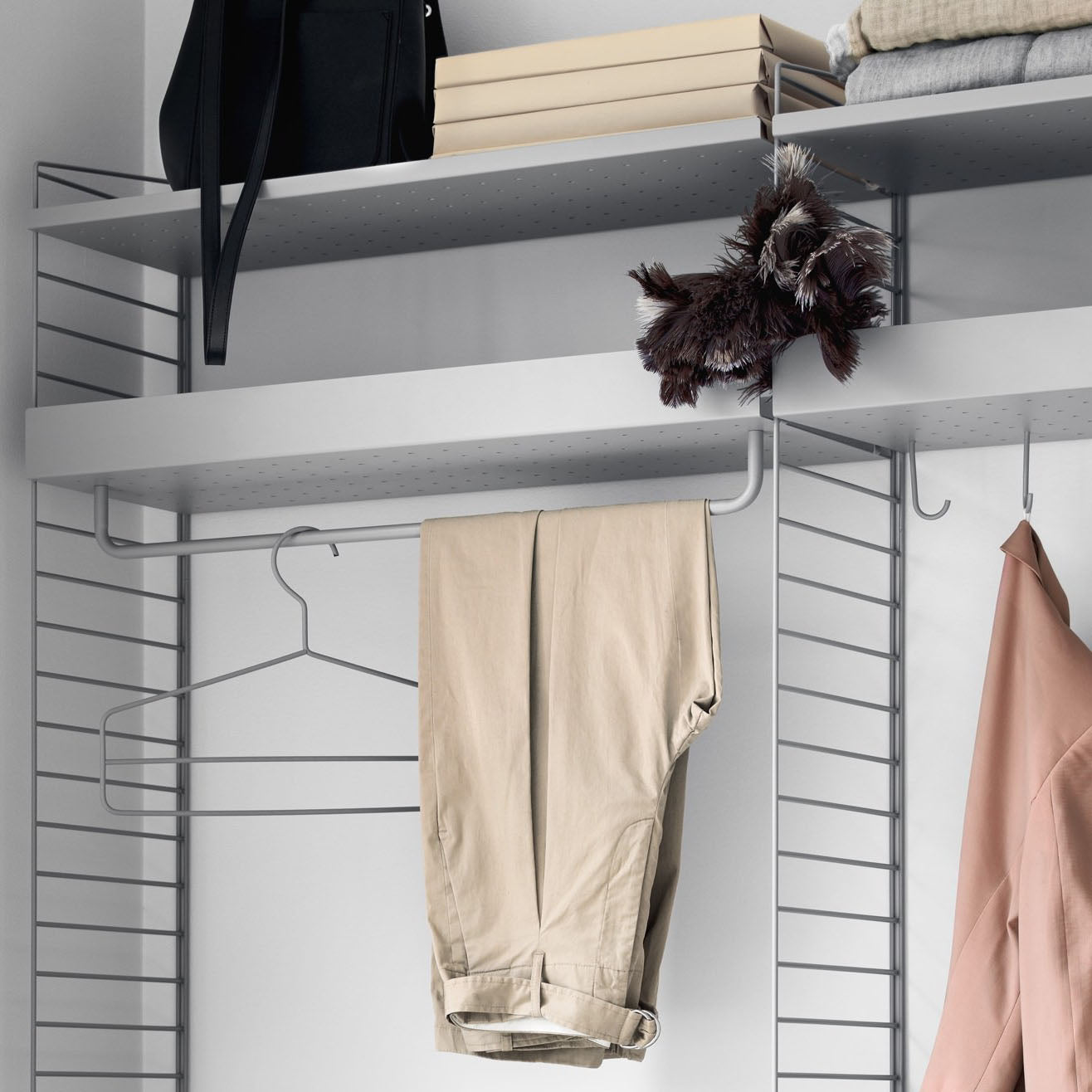 Metal shelf high edge, raft metalic 58/30cm