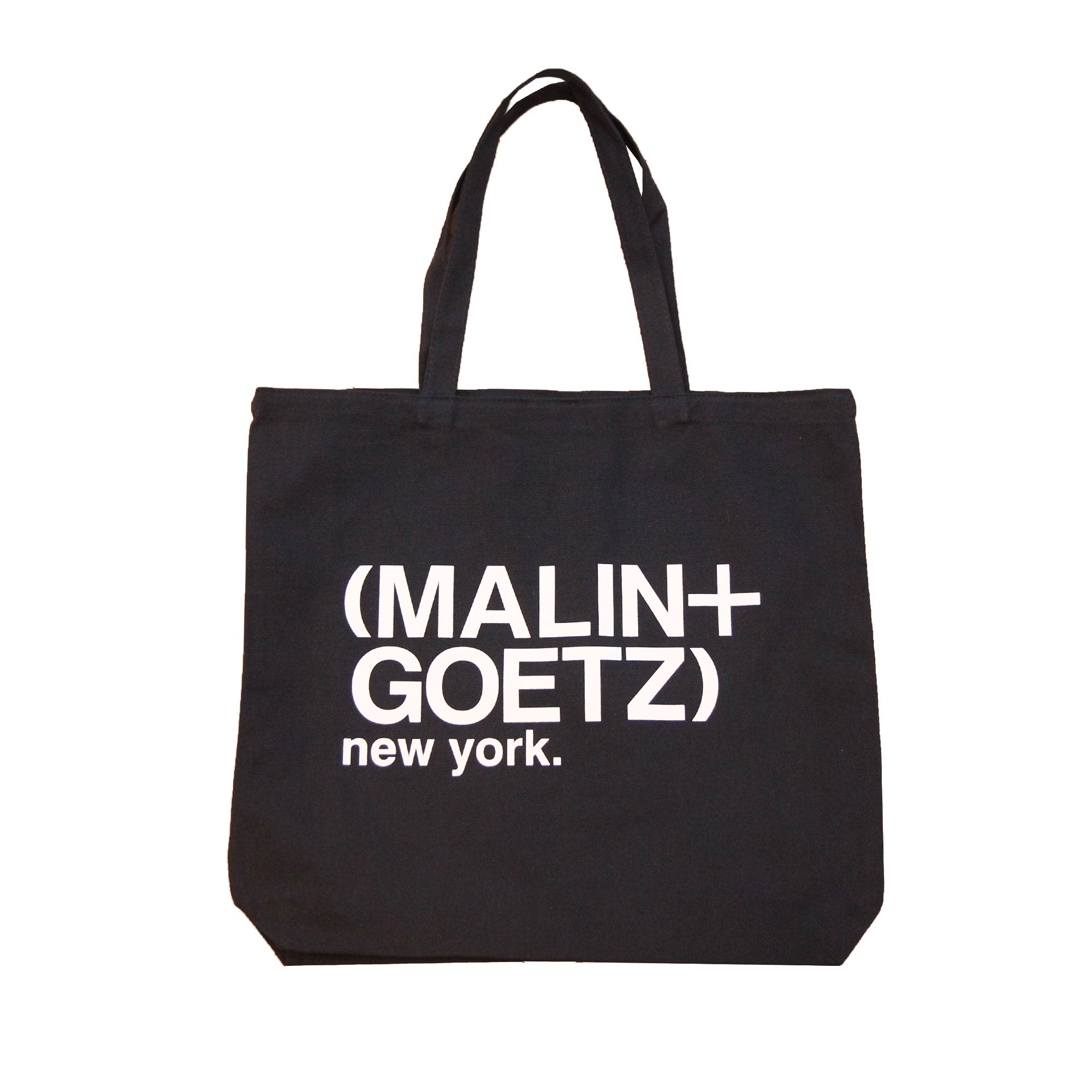 Malin&Goetz Stacked Logo Tote sacoșă de cumpărături
