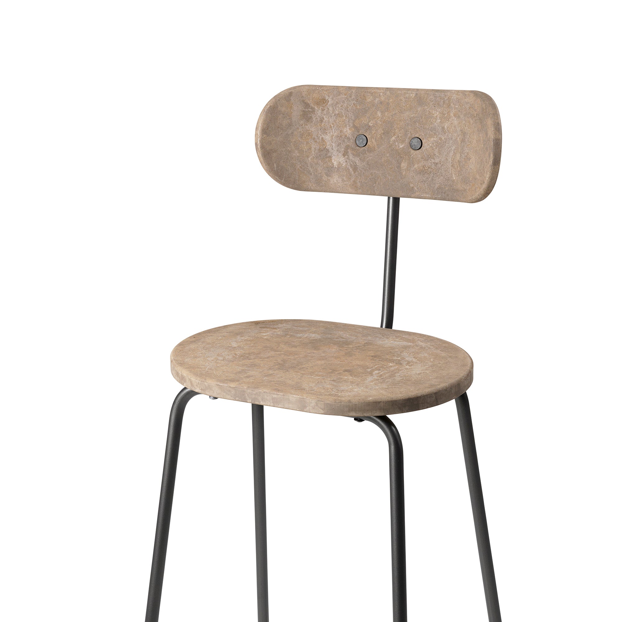 Earth Stool Backrest, scaun de bar