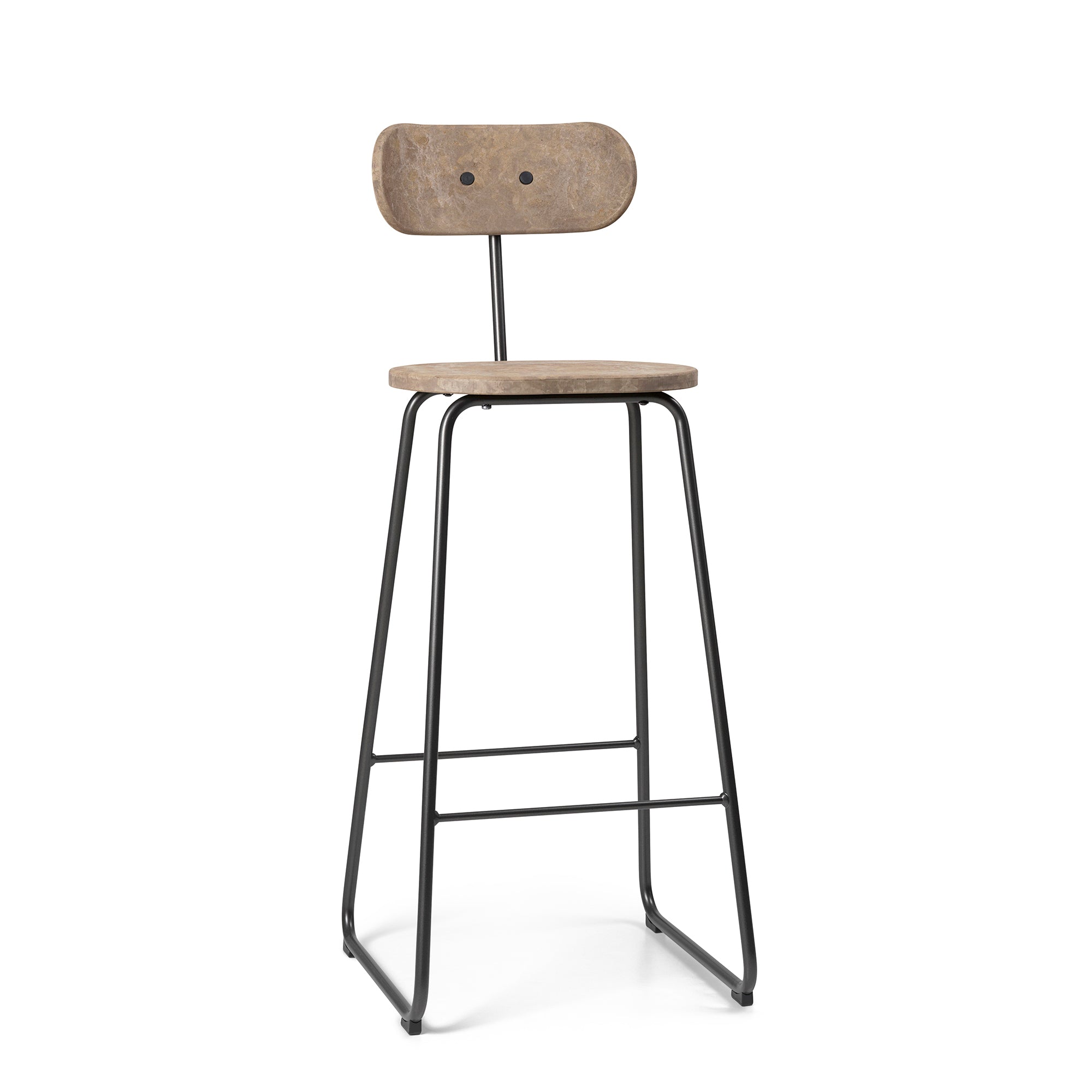 Earth Stool Backrest, scaun de bar