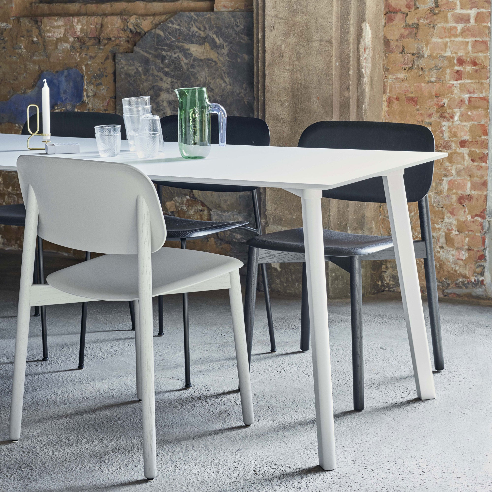 Soft Edge 60 scaun din lemn