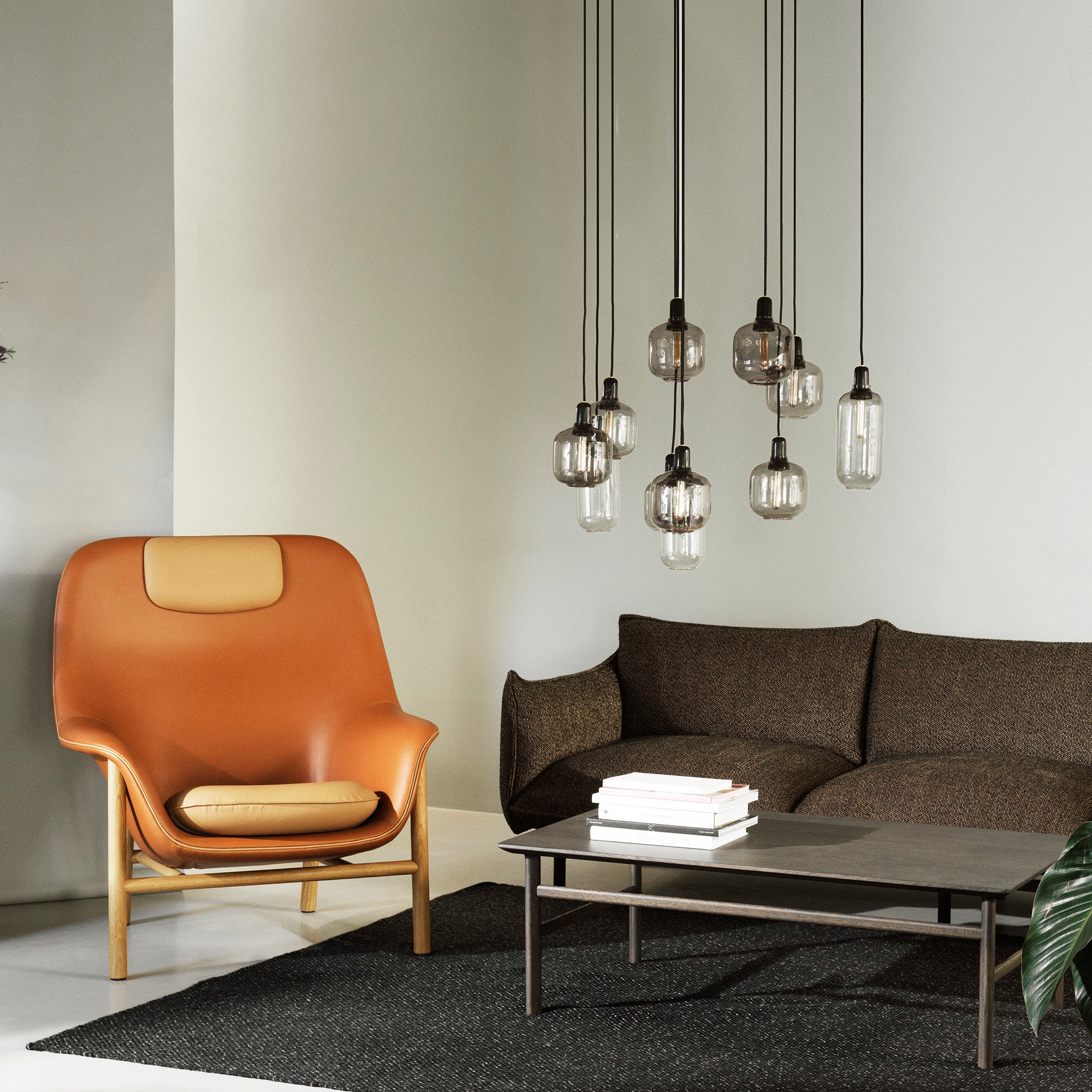 Drape Lounge High, fotoliu lounge cu spătar înalt