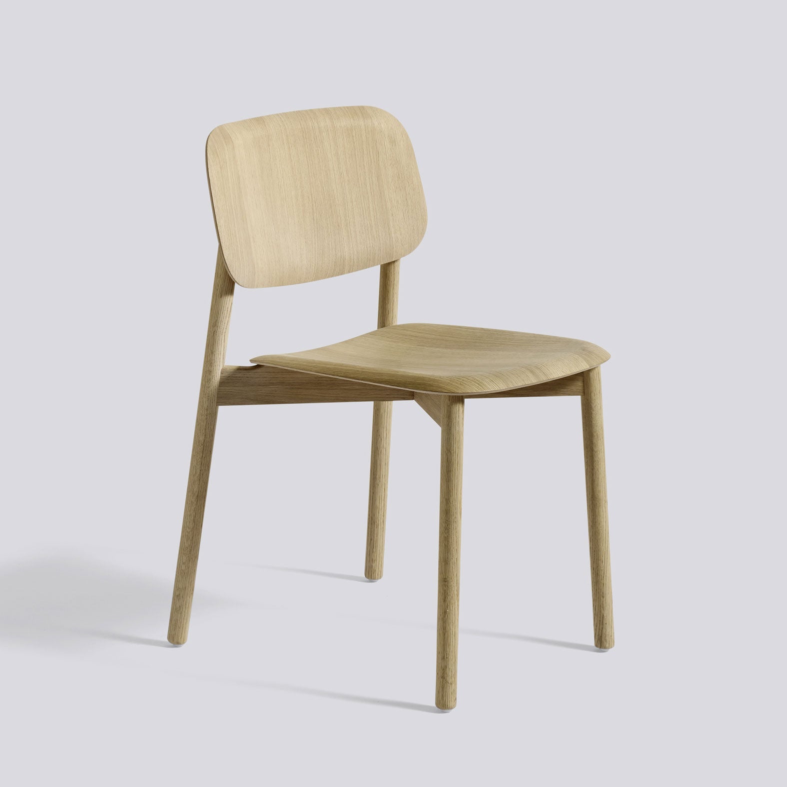 Soft Edge 60 scaun din lemn