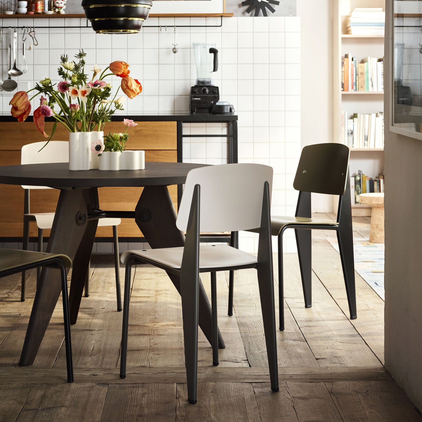 Standard Chair scaun cu șezut și spătar stejar