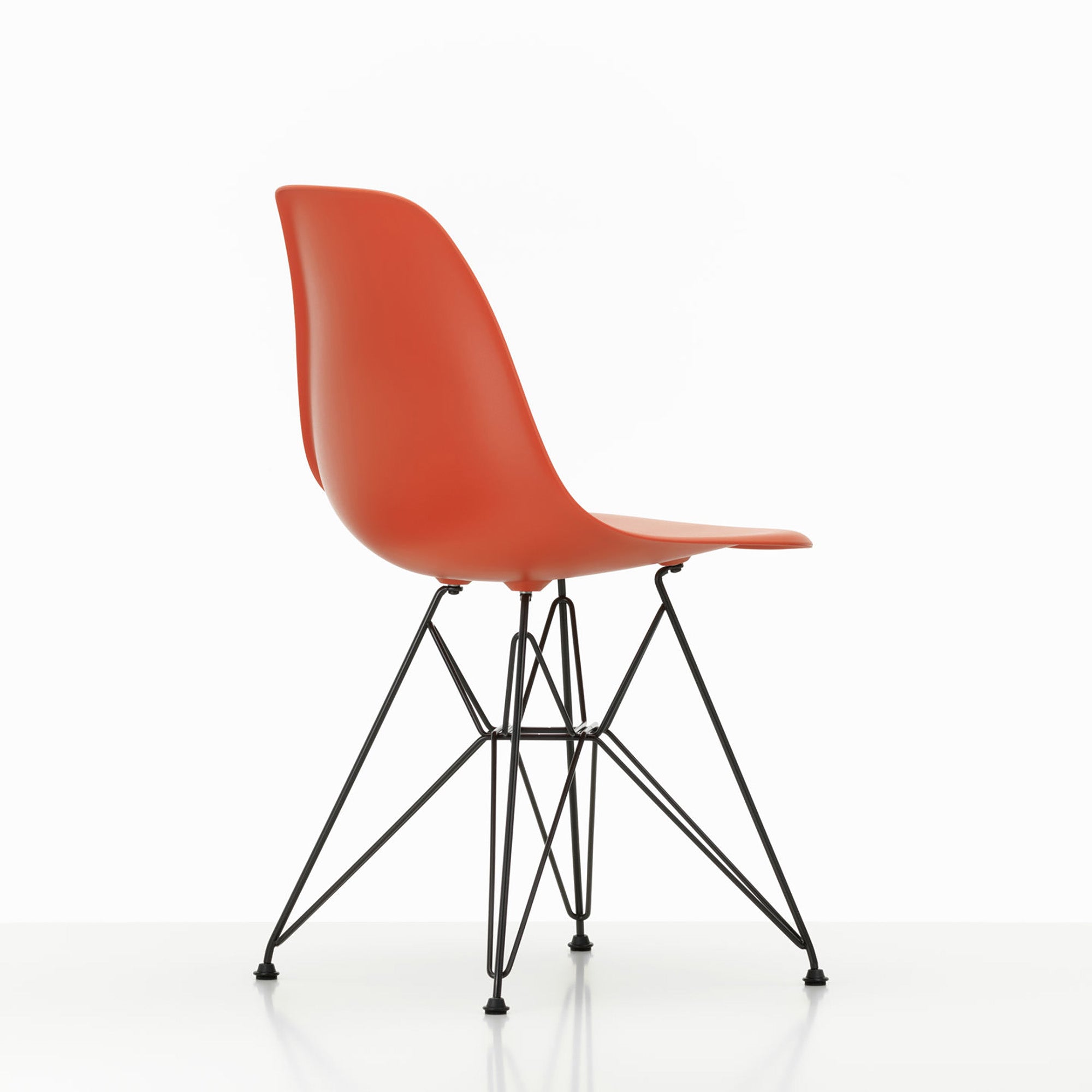 Eames Plastic DSR scaun cu baza neagră