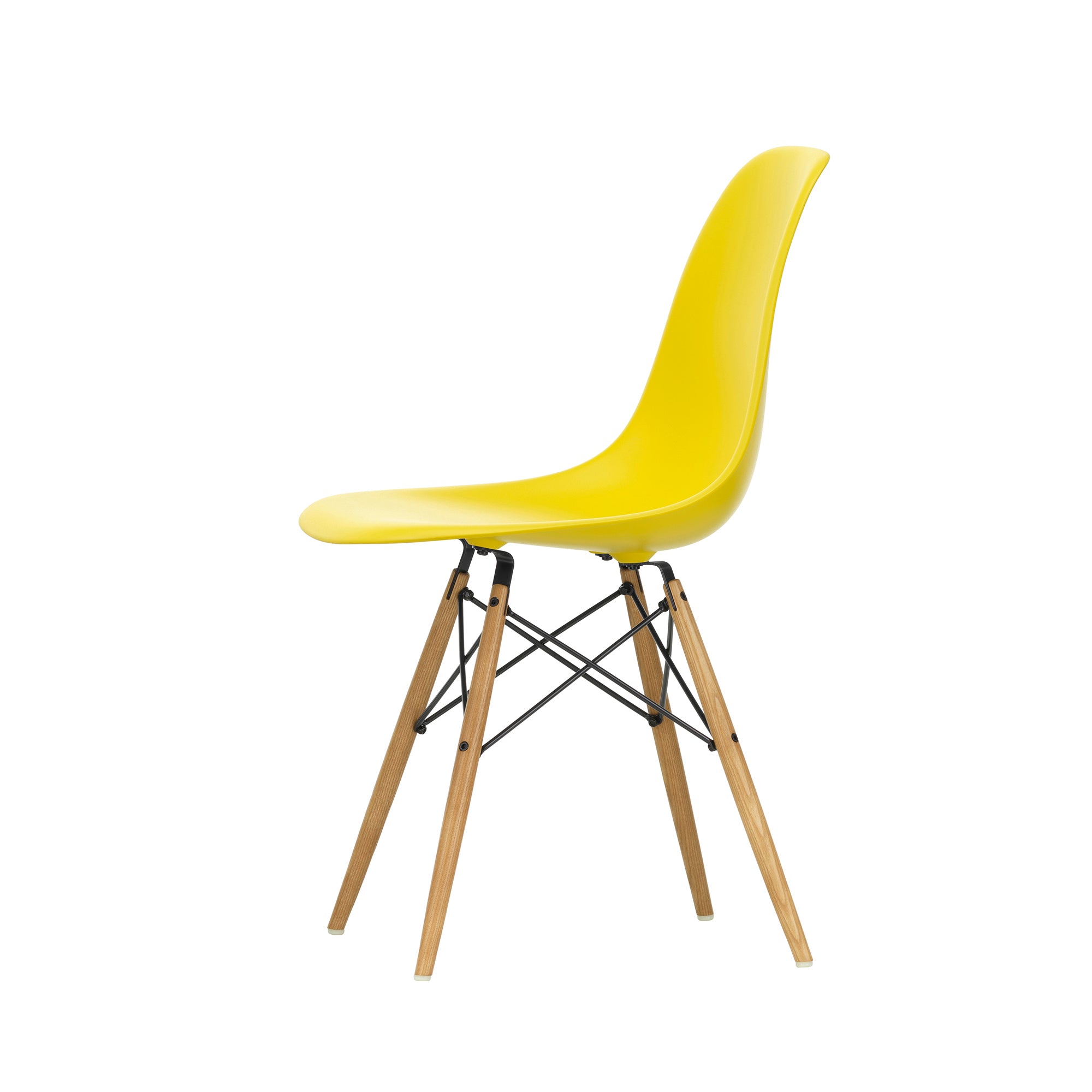 Eames Plastic DSW scaun cu picioare frasin natur