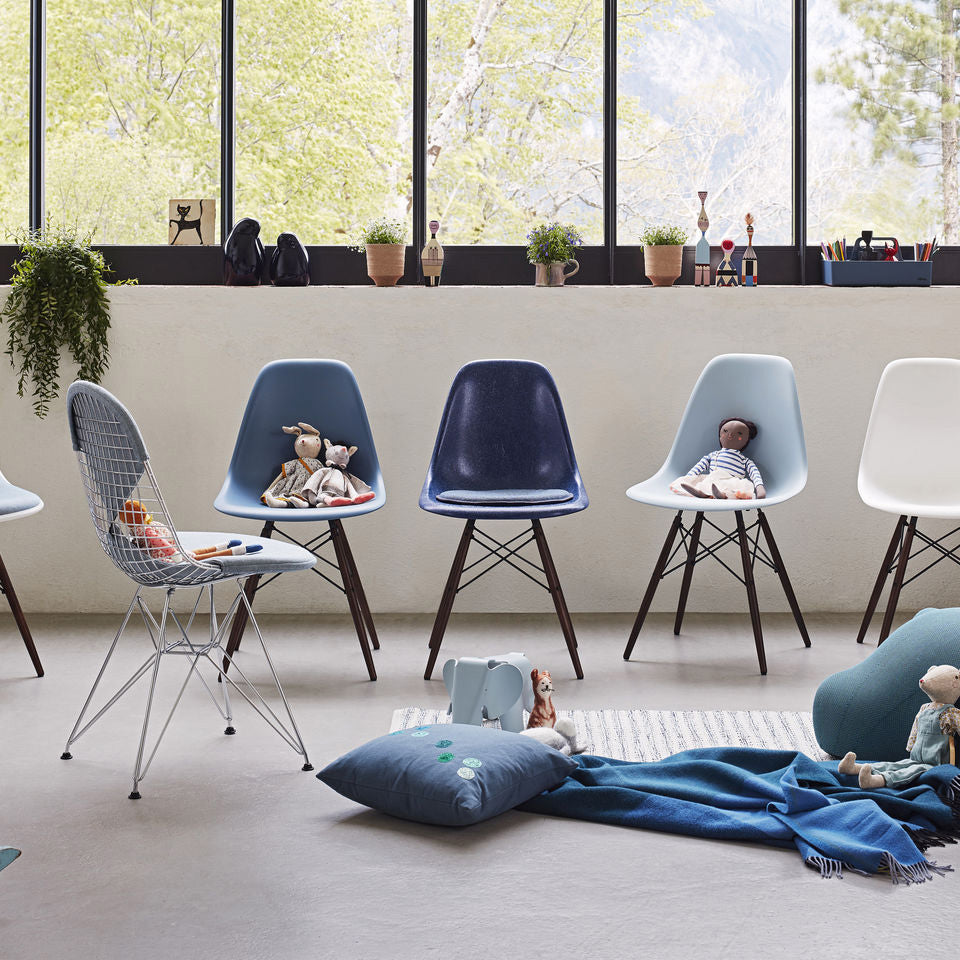 Eames Plastic DSW scaun cu picioare frasin natur