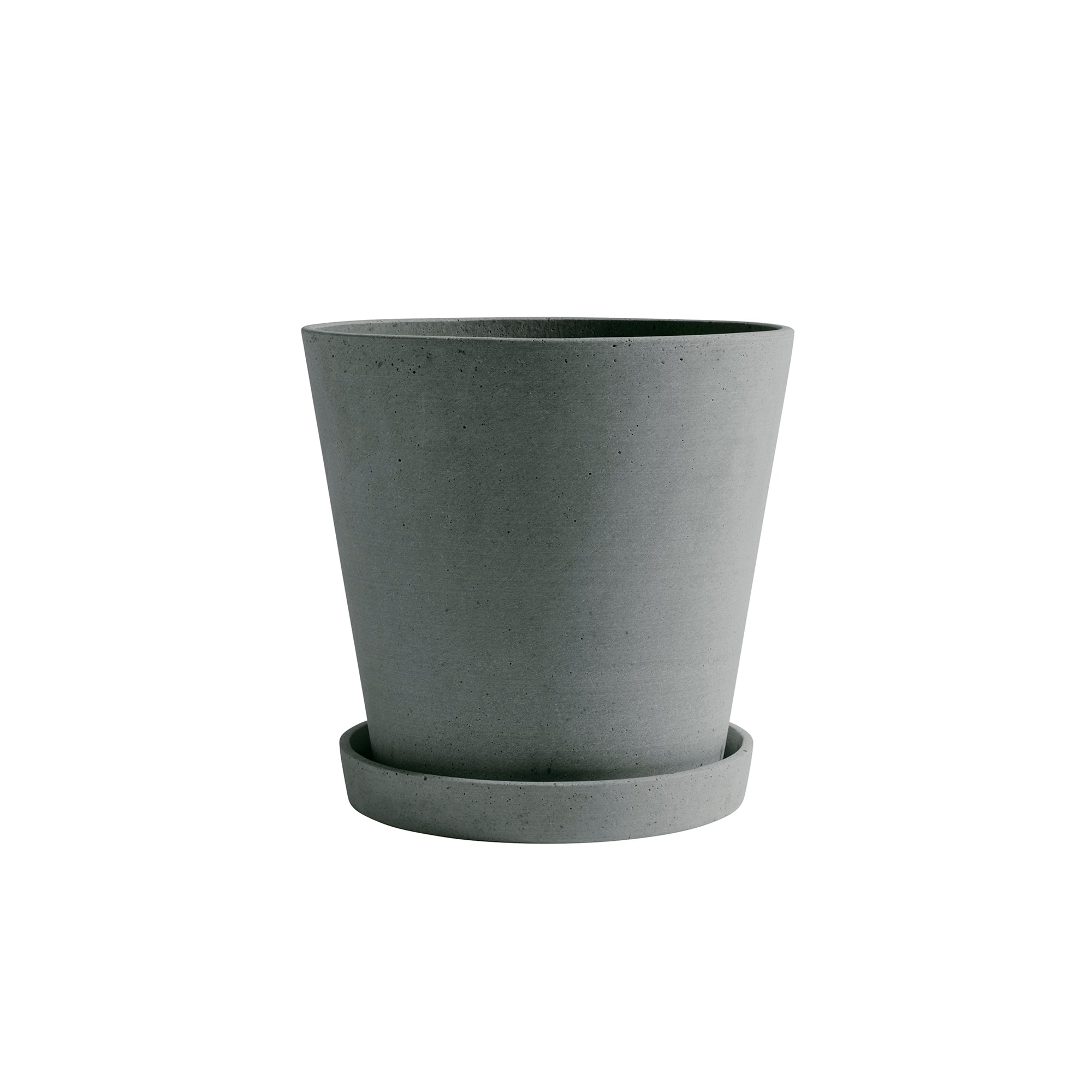 Flowerpot with saucer XXL set ghiveci și farfurie