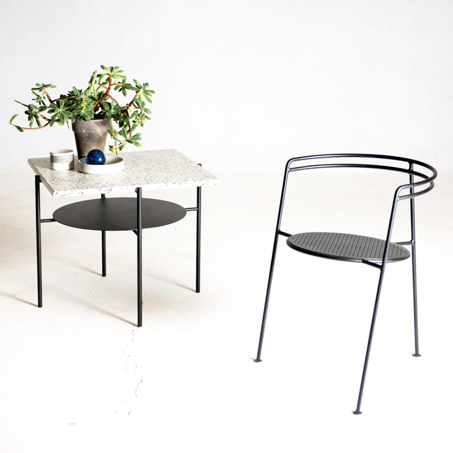 Confetti Coffee Table, măsuță de cafea pătrată 63x63 cm