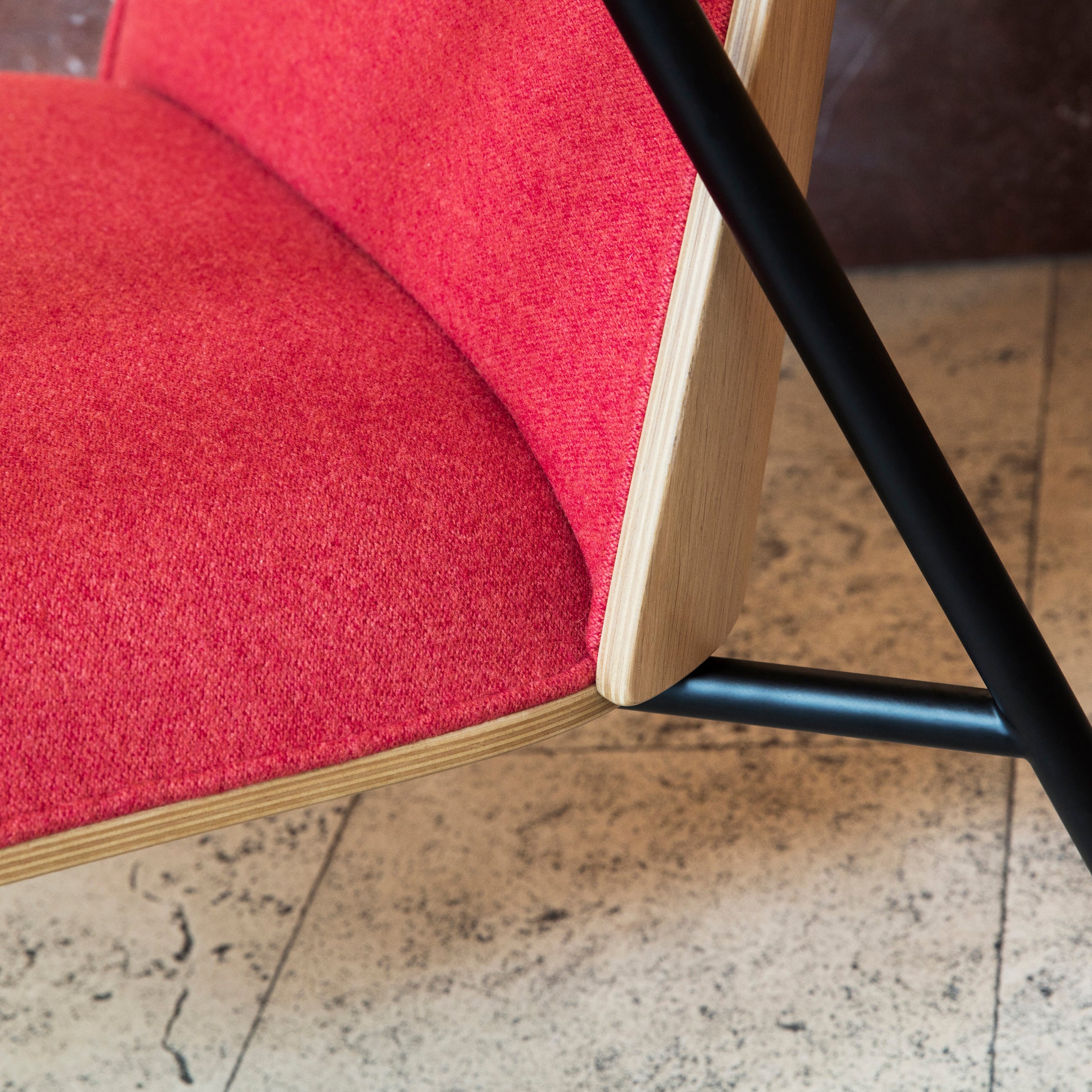 Pad Lounge Chair Low fotoliu compact