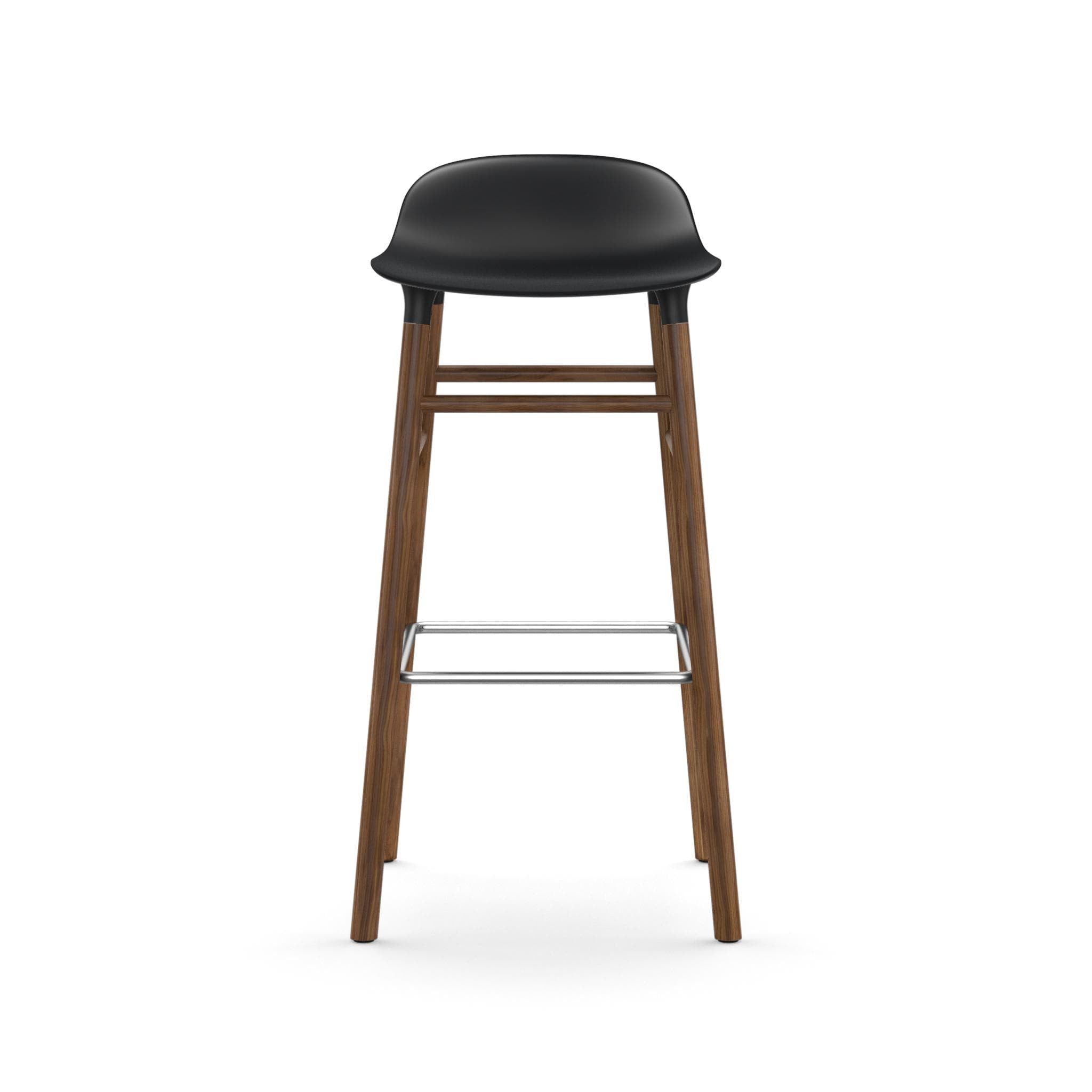 Form de bar 75 cm cu bază nuc