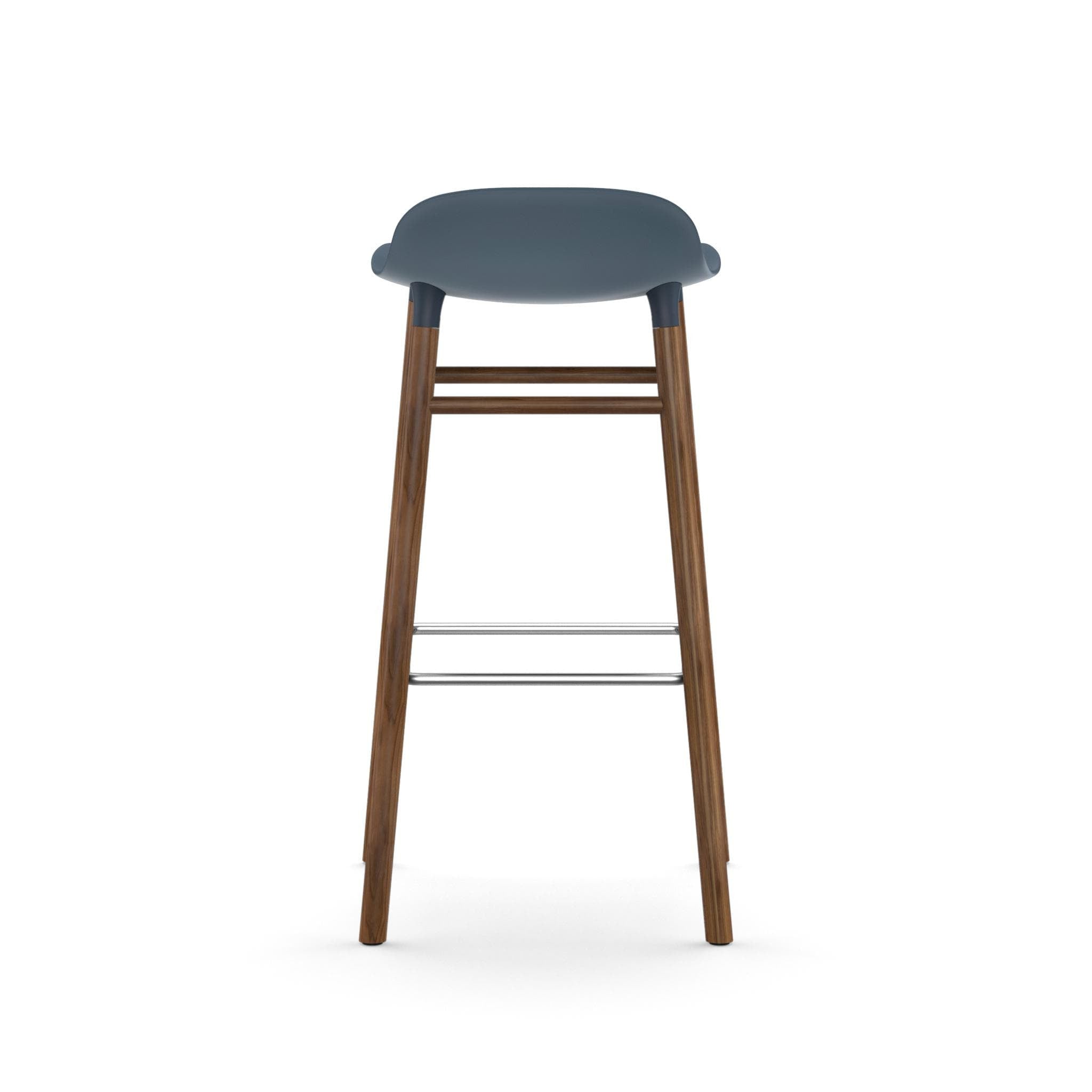 Form de bar 75 cm cu bază nuc