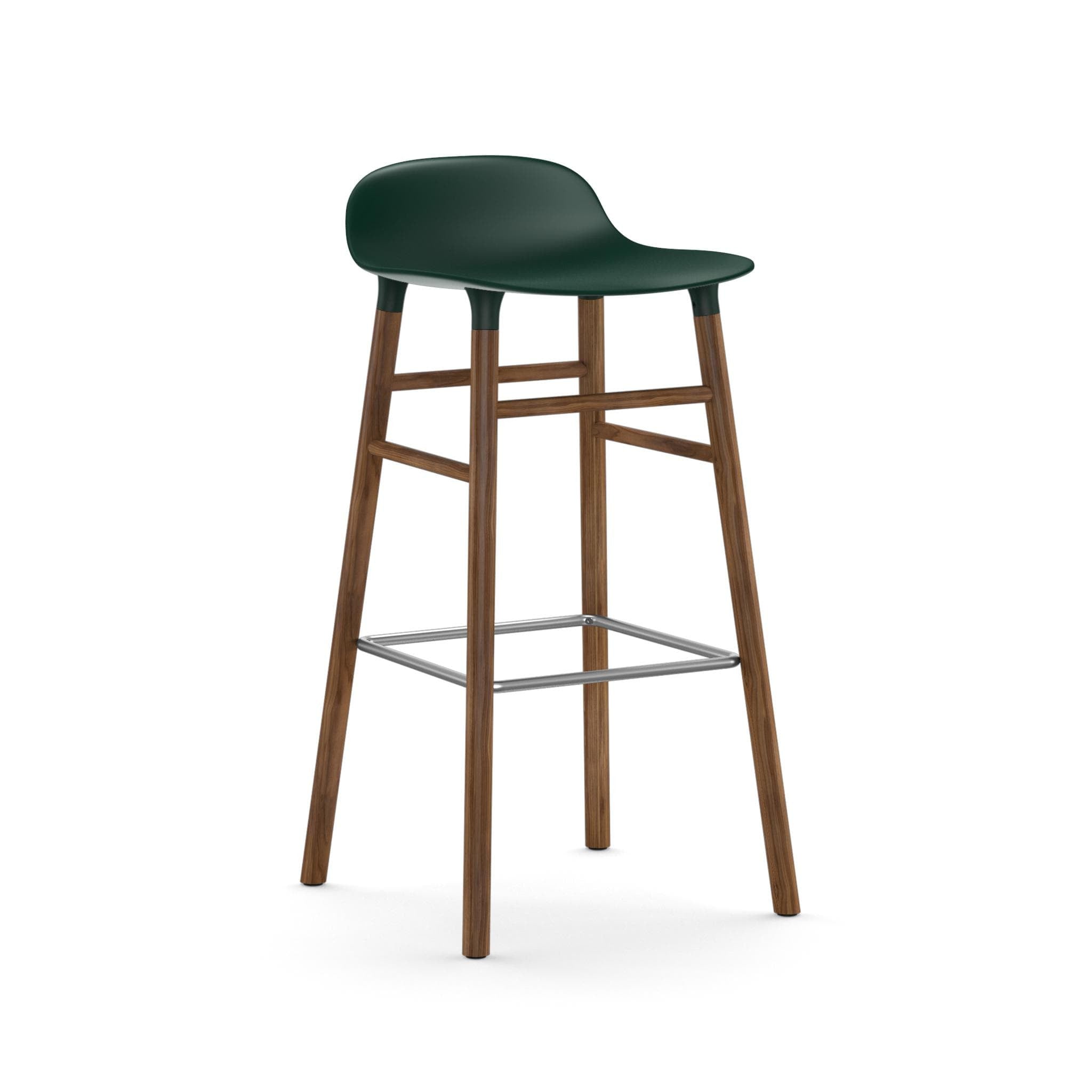 Form de bar 75 cm cu bază nuc