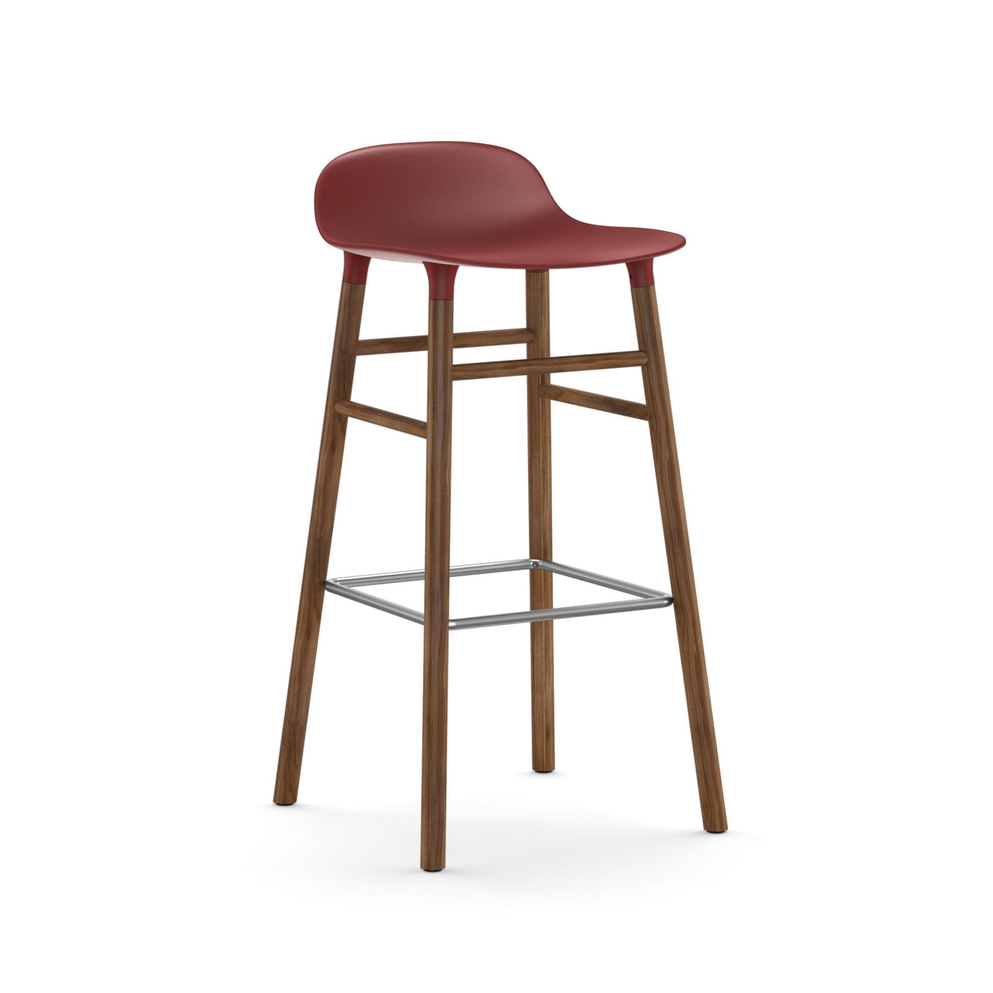 Form de bar 75 cm cu bază nuc