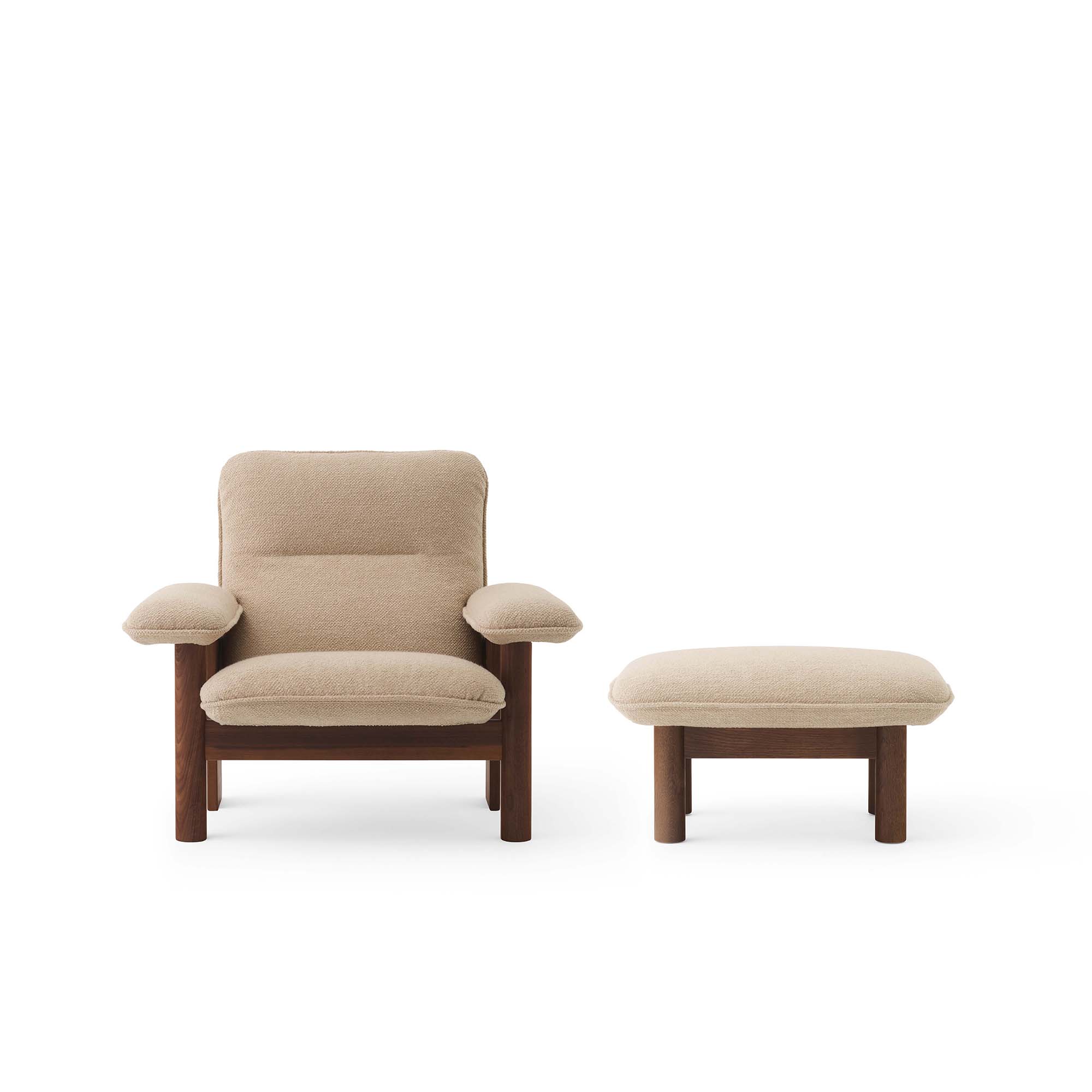 Brasilia Lounge Chair, fotoliu cu ottoman