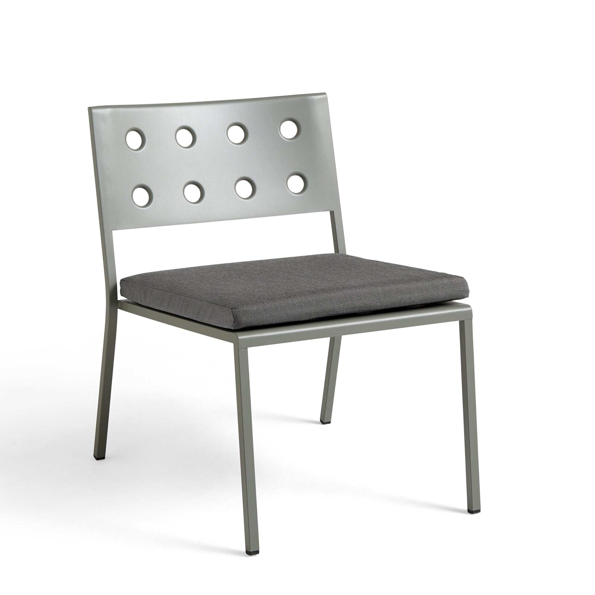 Balcony Lounge Chair, fotoliu de exterior fără cotiere cu pernă de șezut