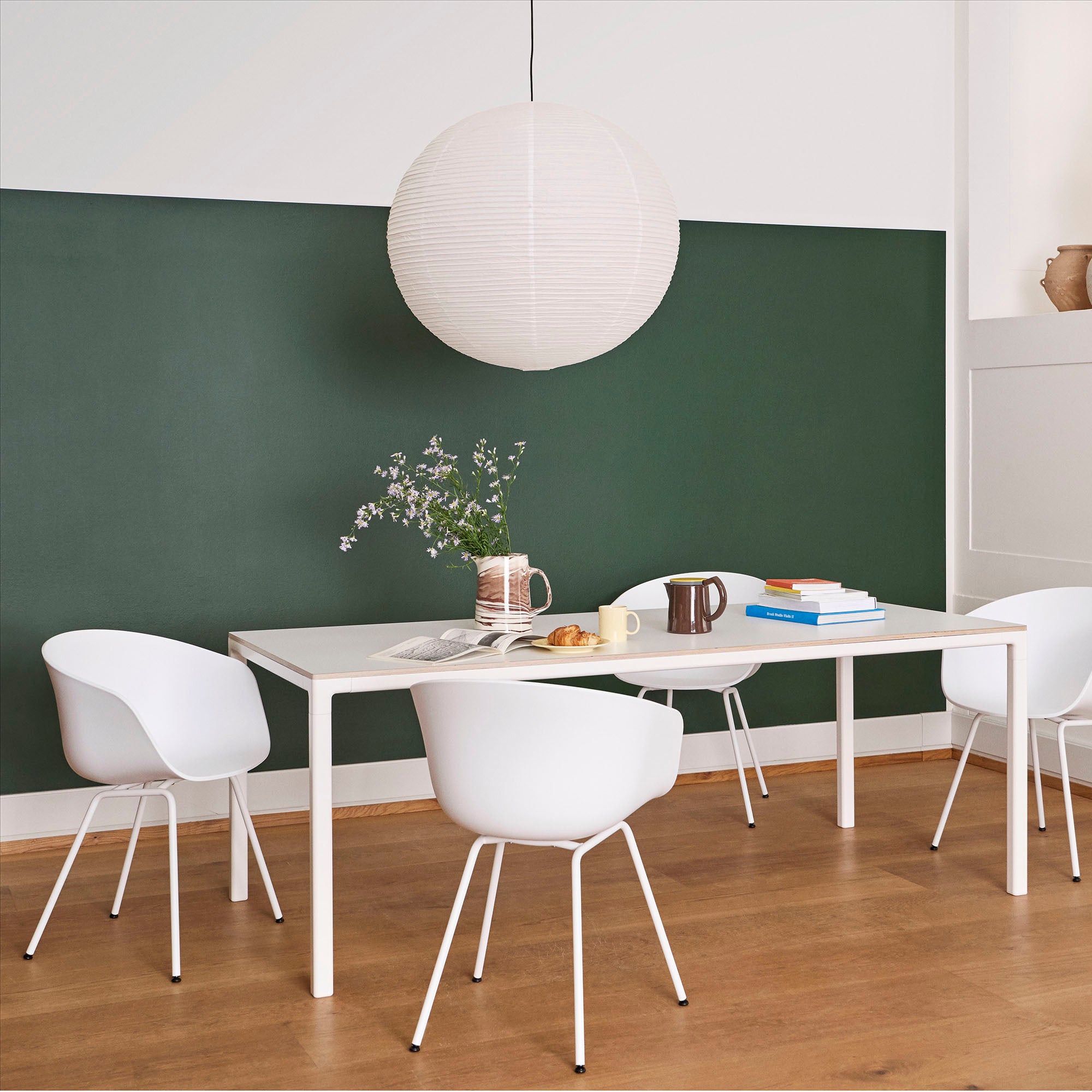 Rice Paper Shade, lampă suspendată mare Ø60cm