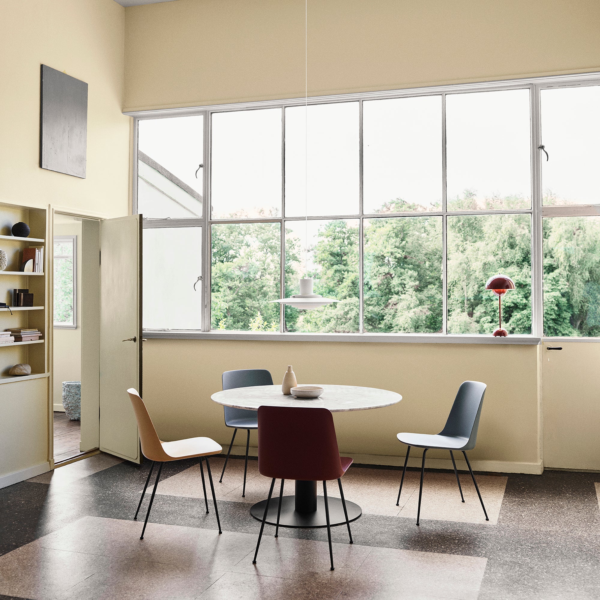 Rely HW8 scaun de dining tapițat