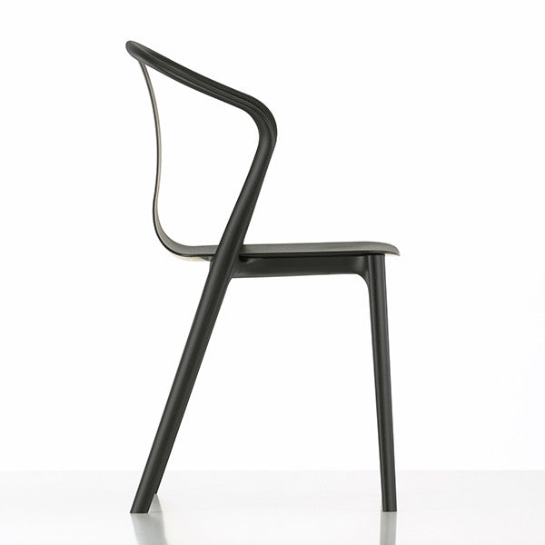 Belleville, scaun de plastic cu cotiere