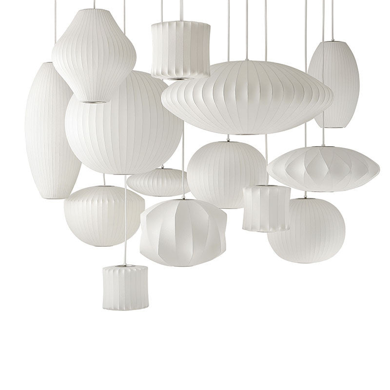 Bubble lamp pendants by George Nelson for Modernica