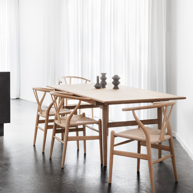 CH24 Beech, scaun de dining din lemn de fag