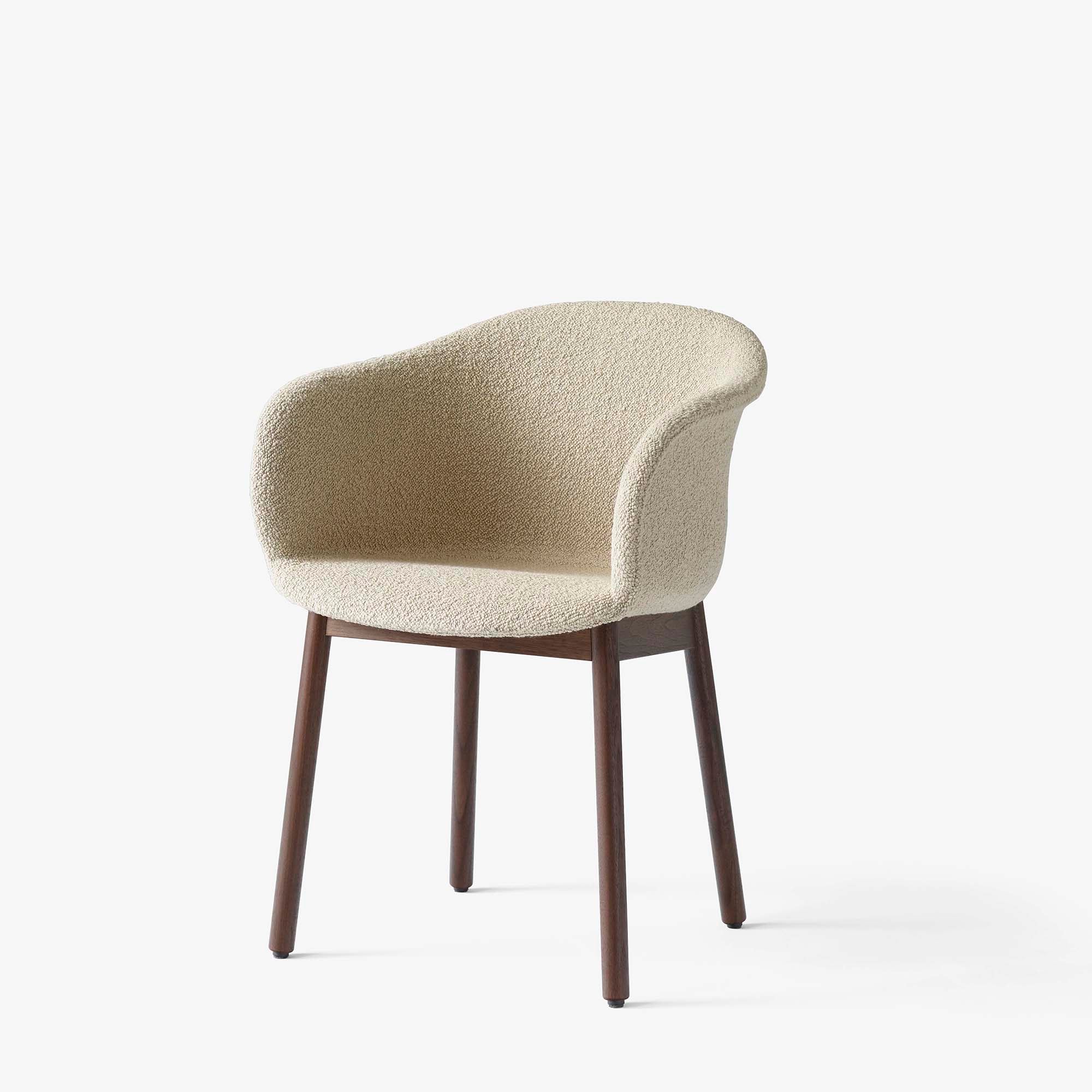 Elefy JH31 scaun de dining tapițat cu picioare din lemn