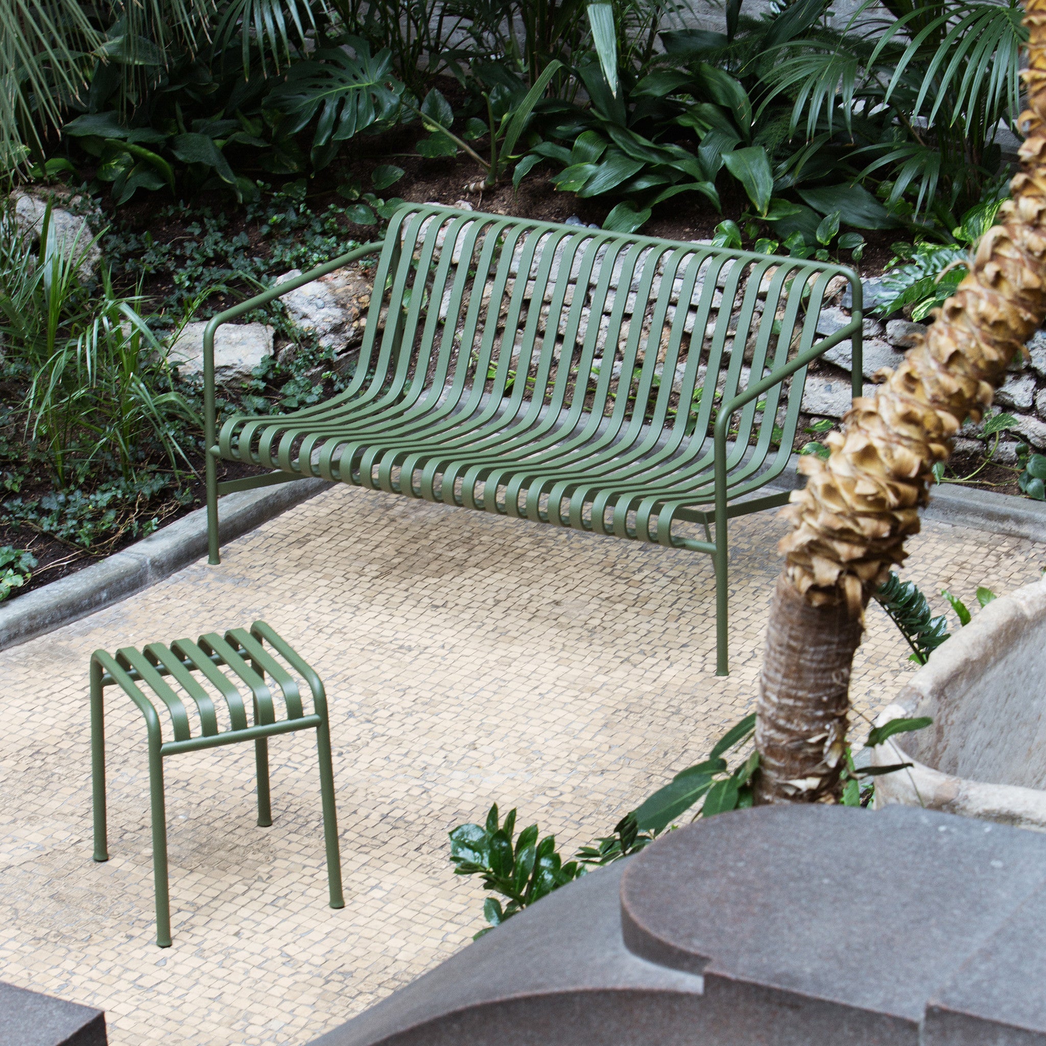 Palissade taburet pentru exterior