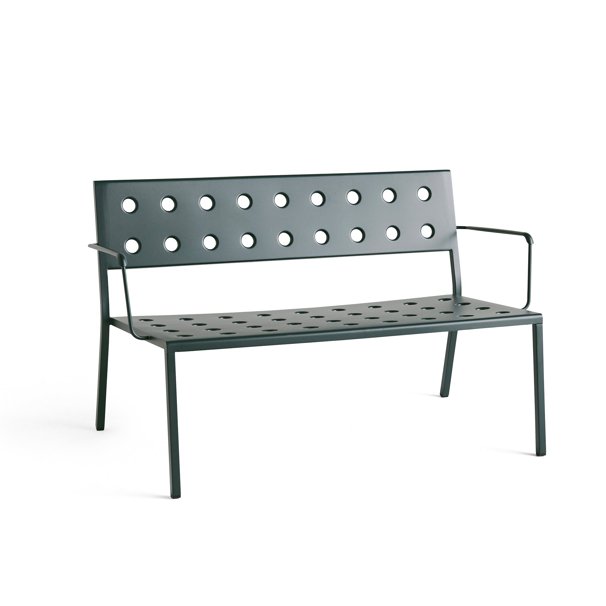 Balcony Lounge Bench, bancă de exterior cu cotiere