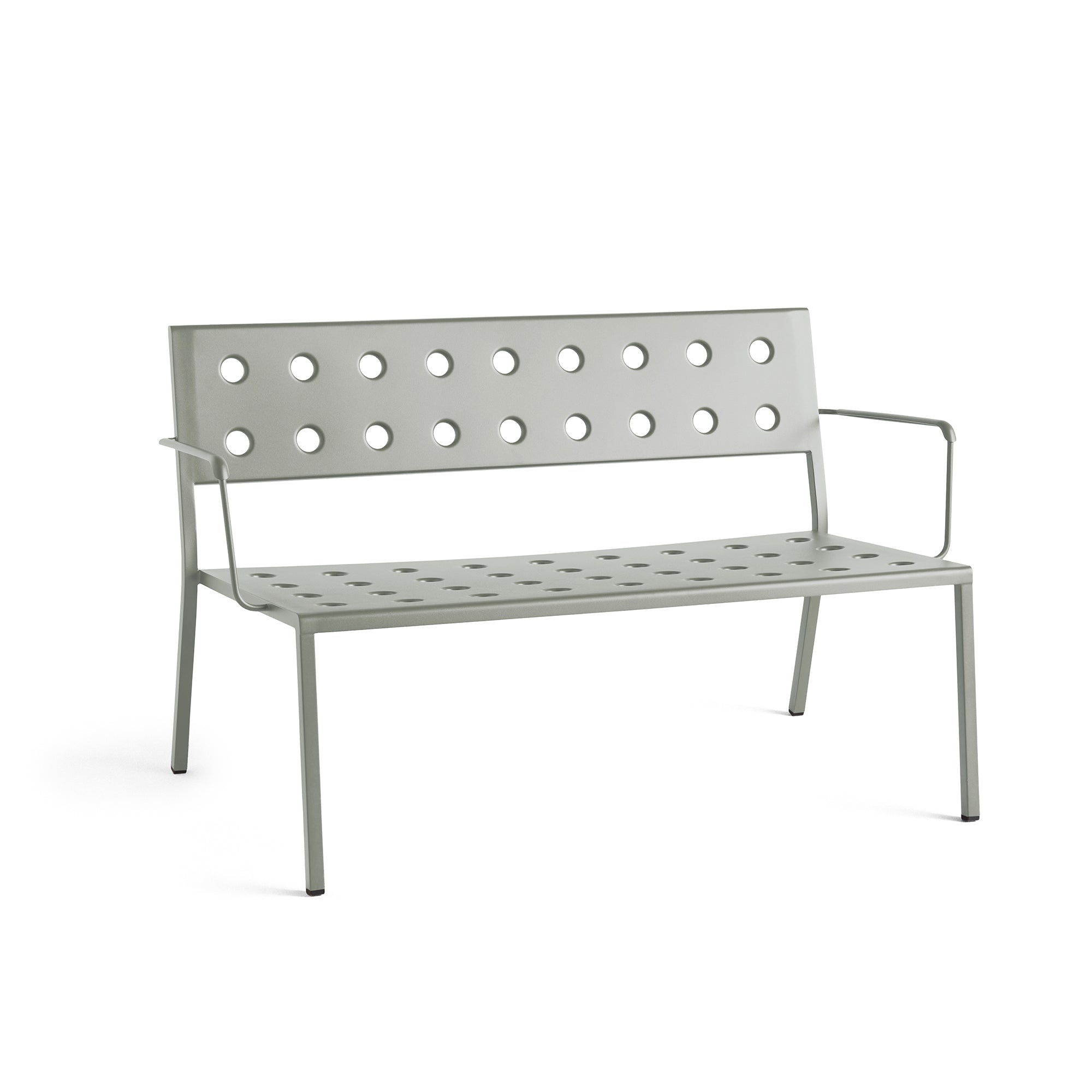 Balcony Lounge Bench, bancă de exterior cu cotiere