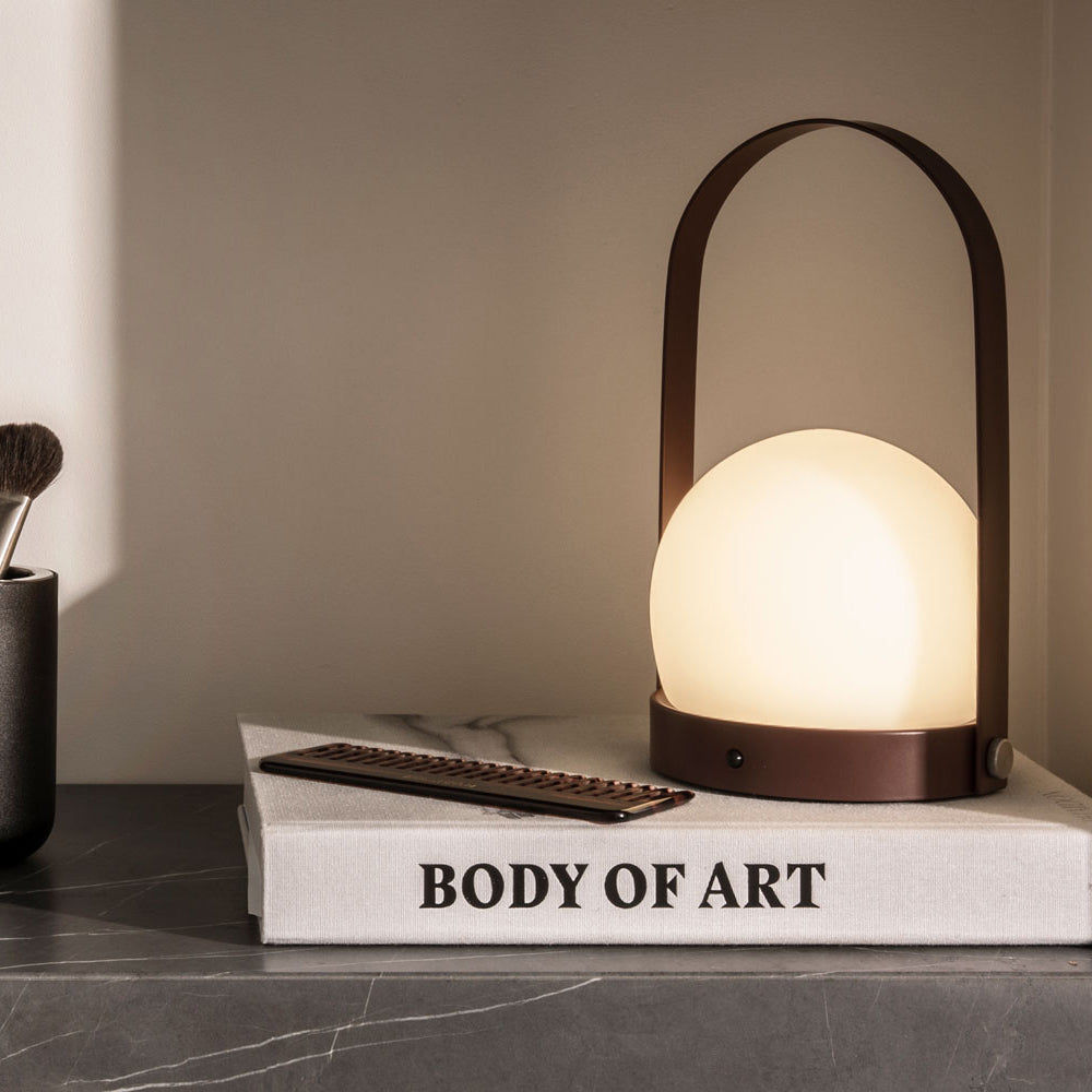 Carrie lampă de masă portabilă de alamă