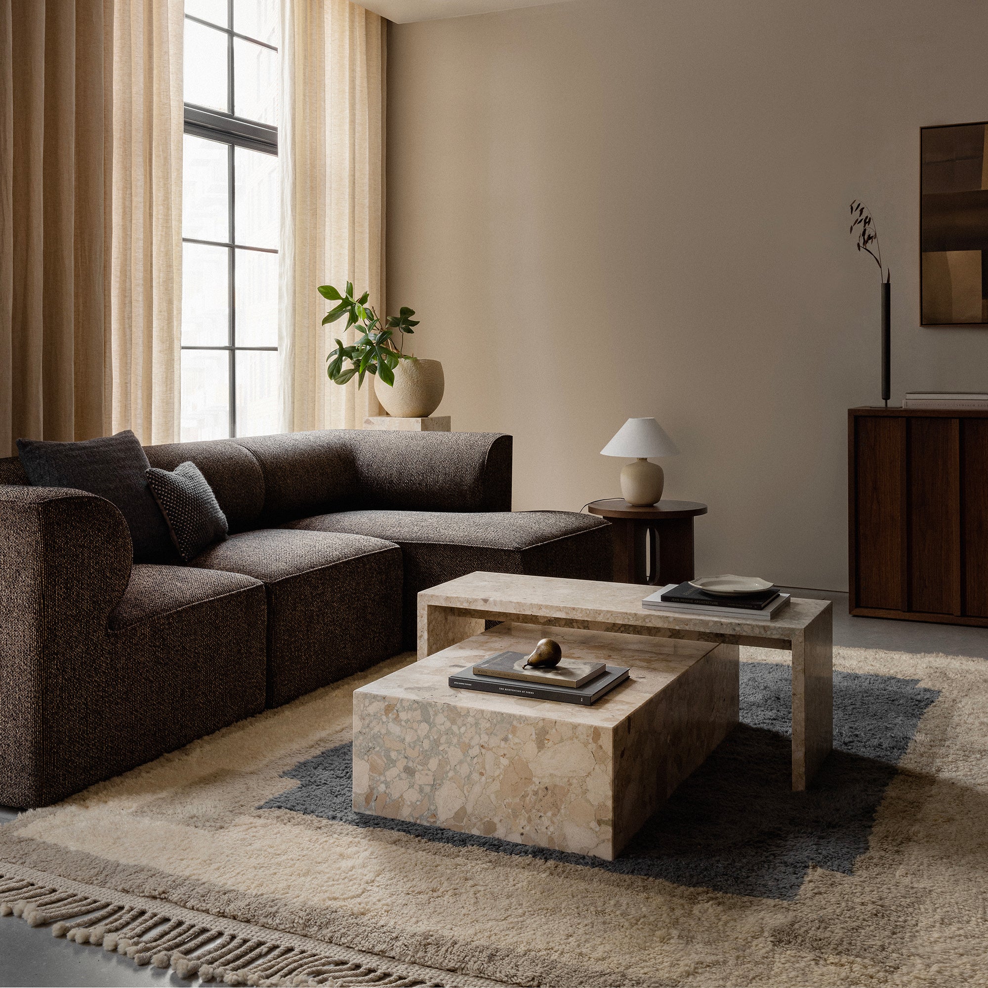 Plinth măsuță cub