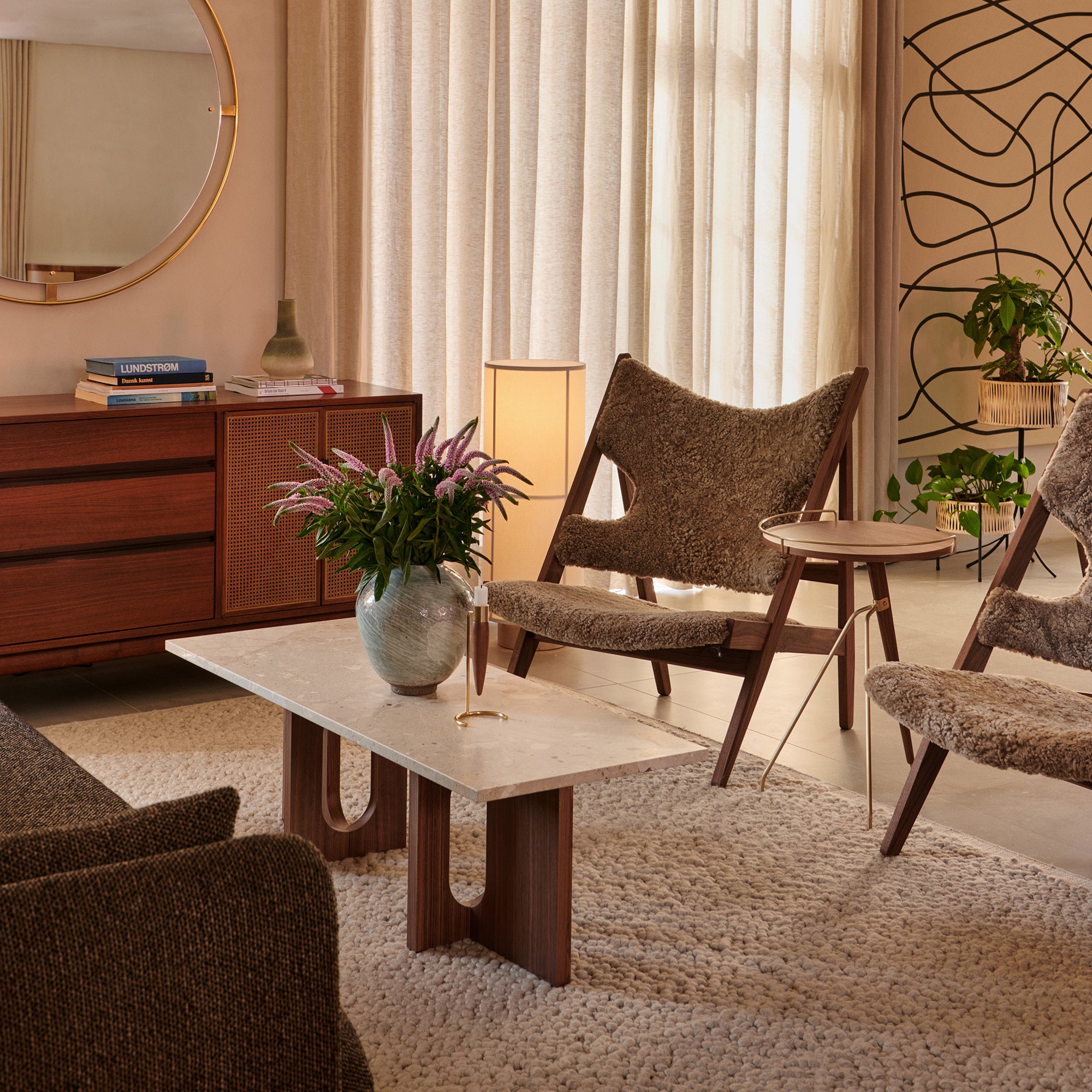 Androgyne Lounge Table, masă de cafea 120cm