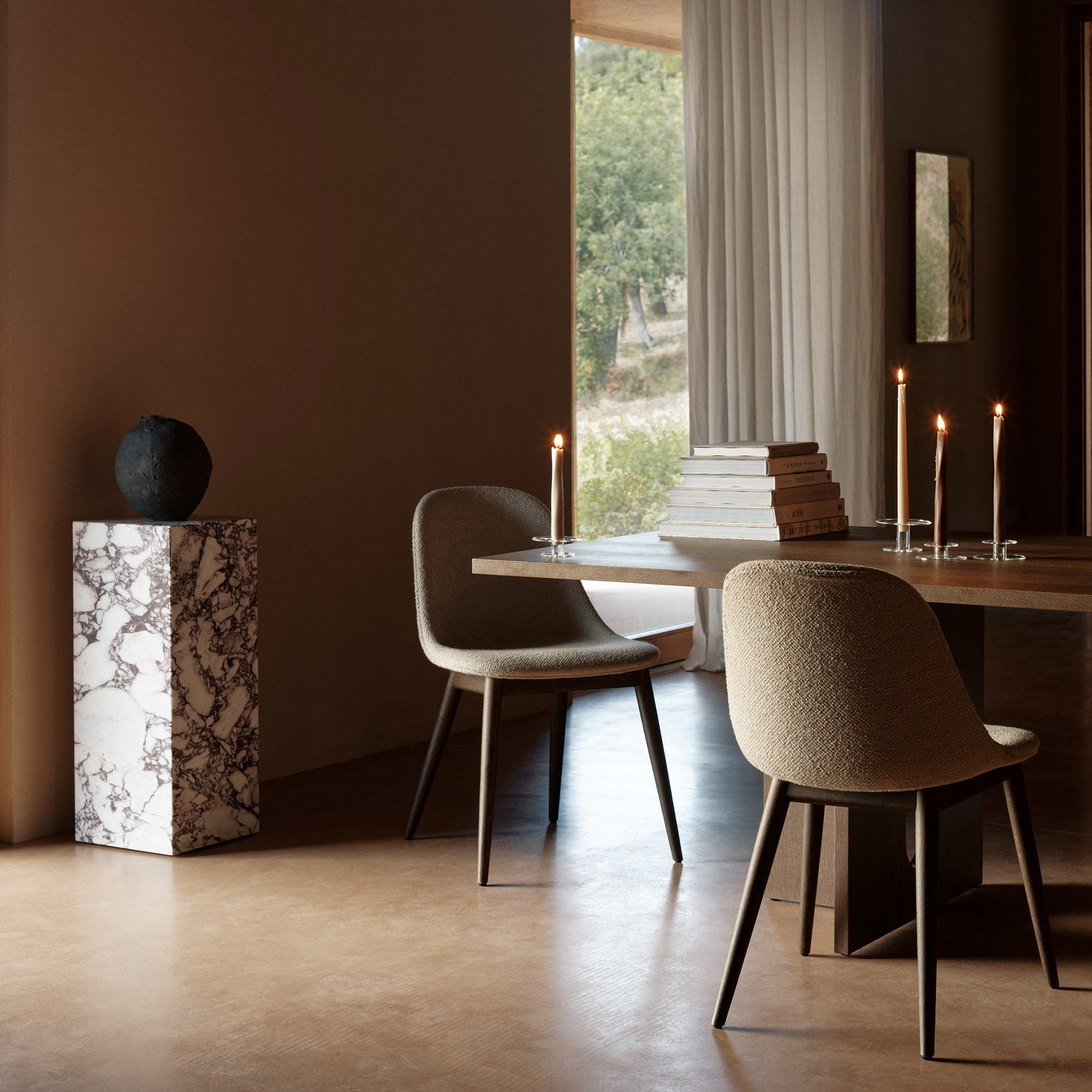 Plinth măsuță rectangulară înaltă