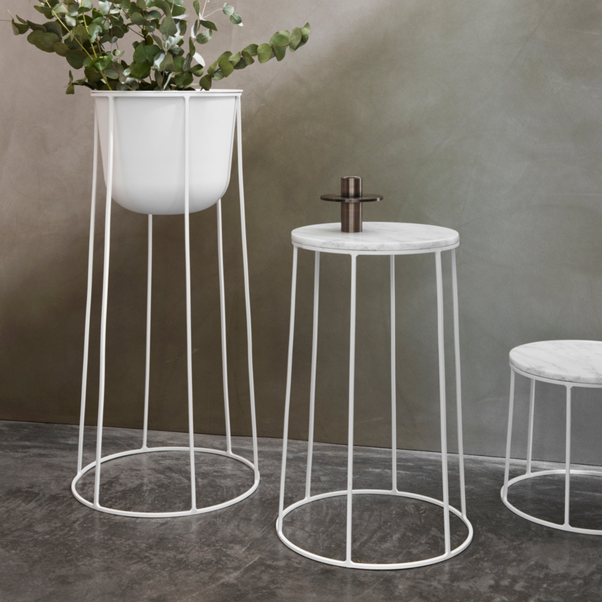 Wire base, suport H40 cm